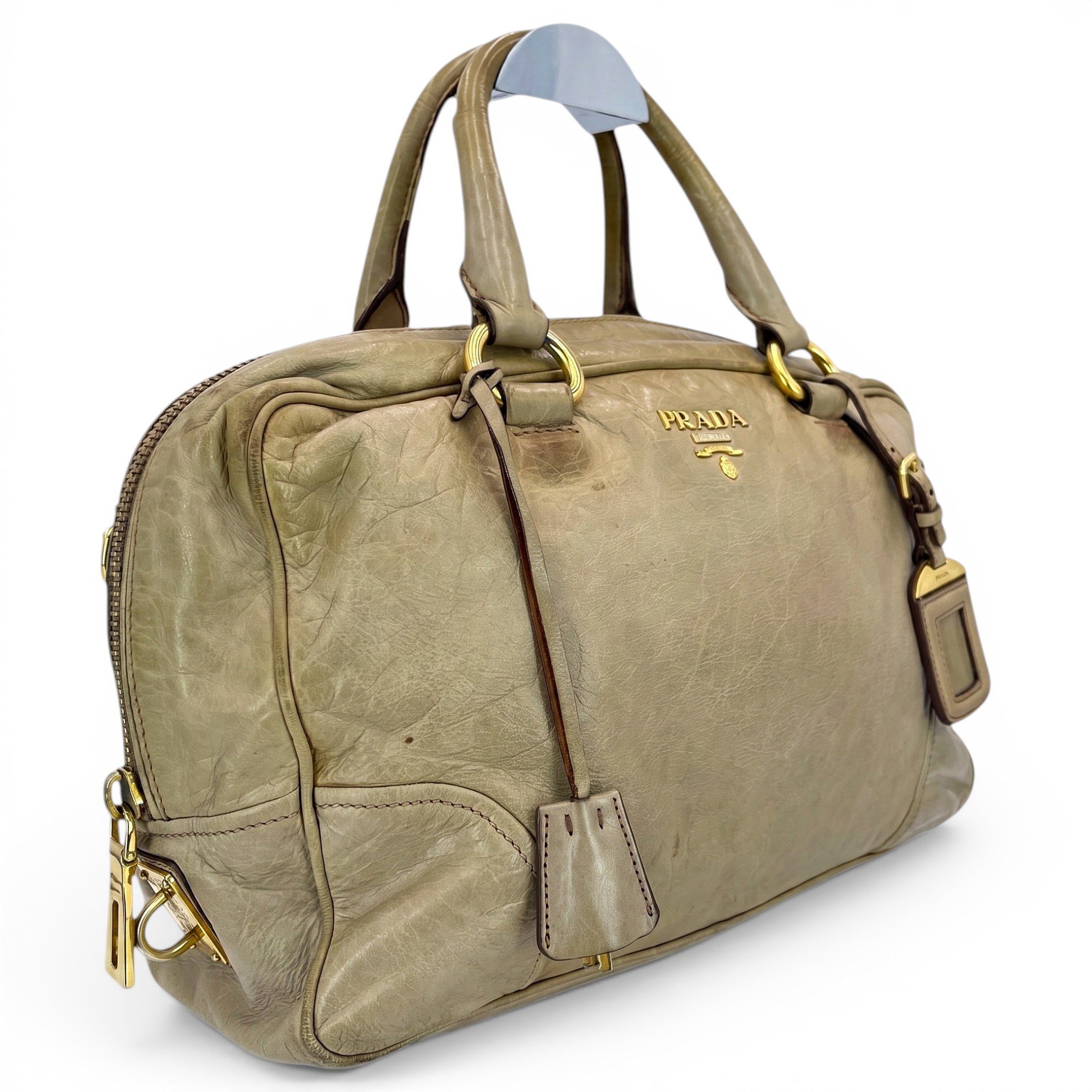 Leather handbag