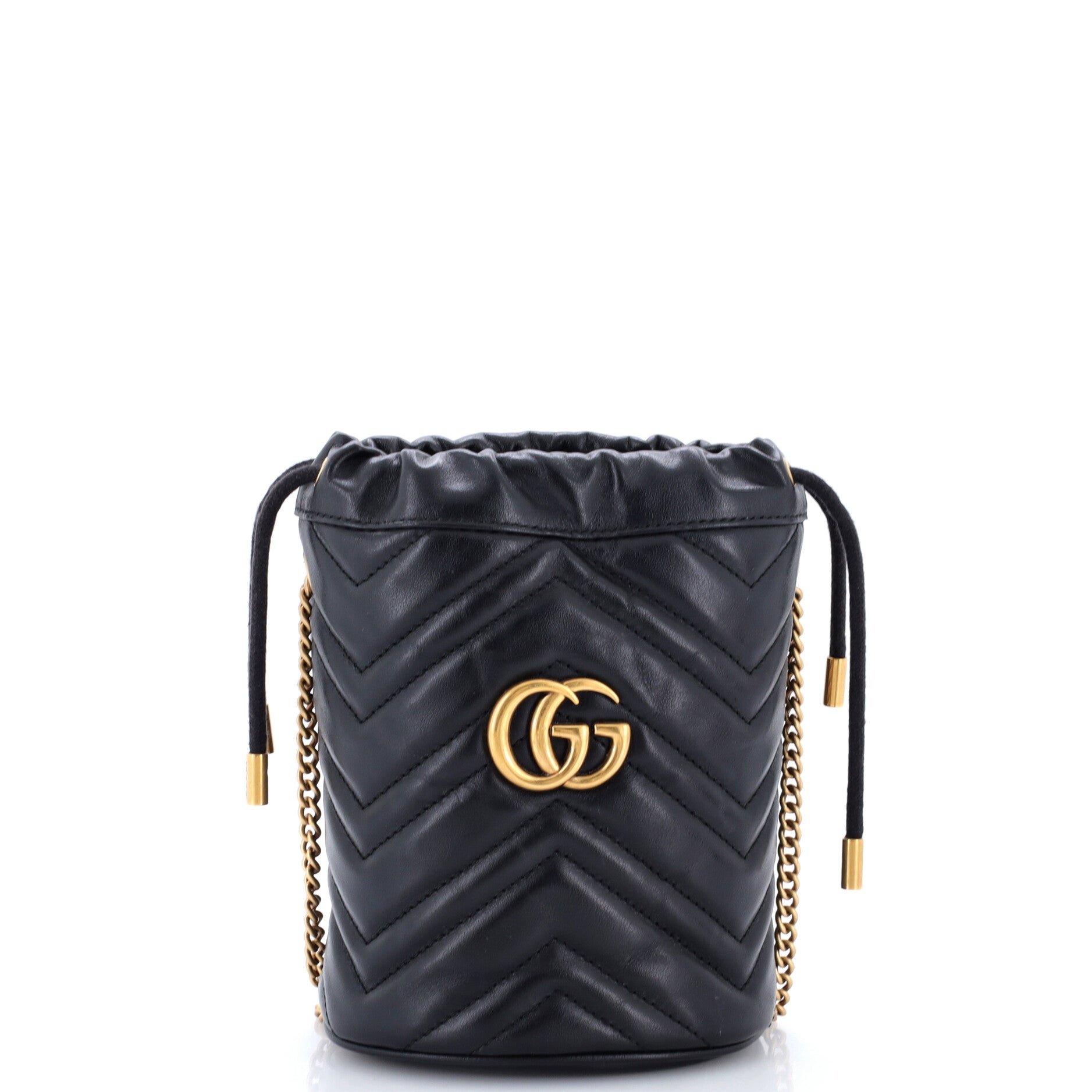 GG Marmont Bucket Bag Matelasse Leather Mini