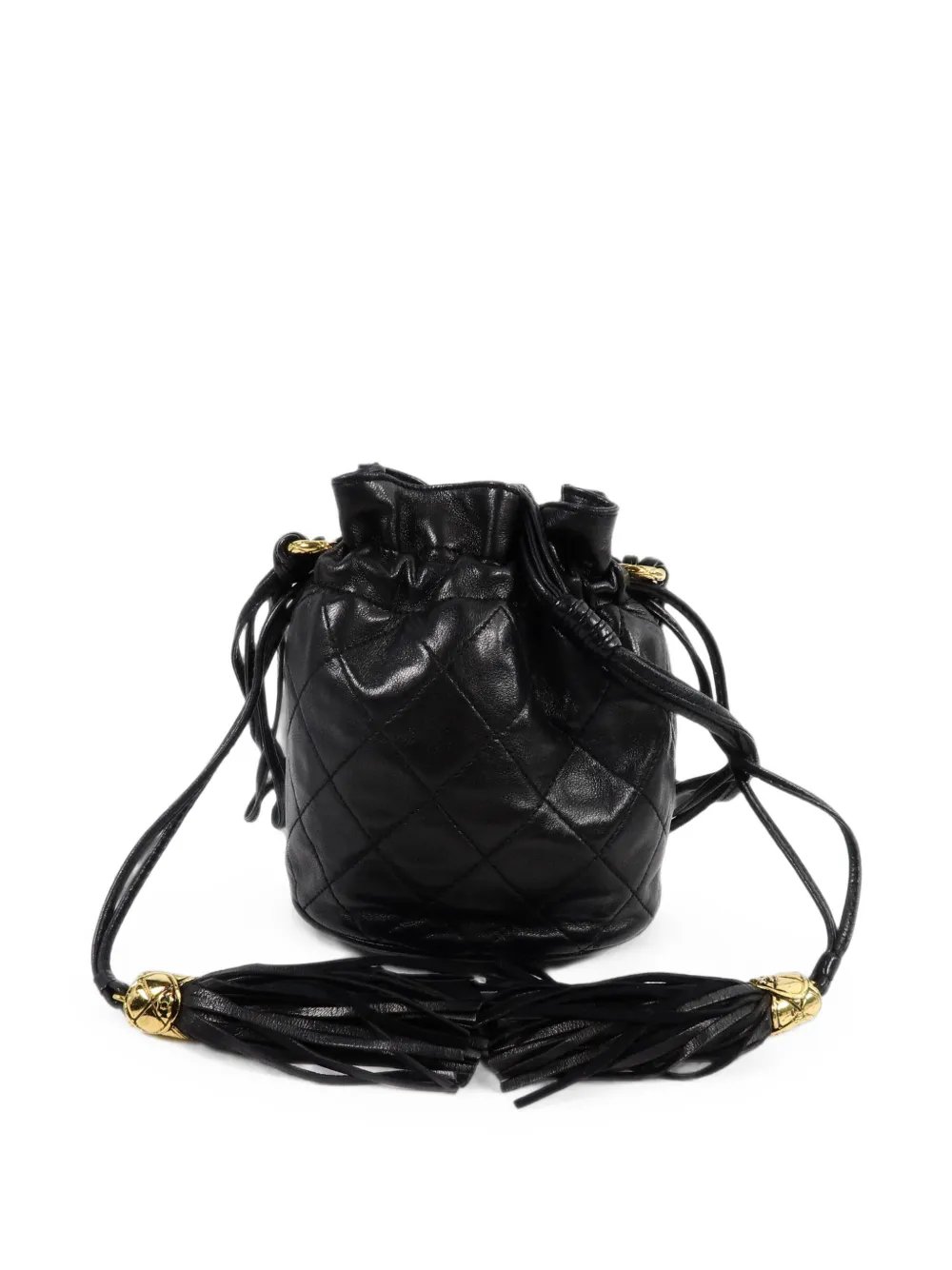 CC diamond-quilted mini bag