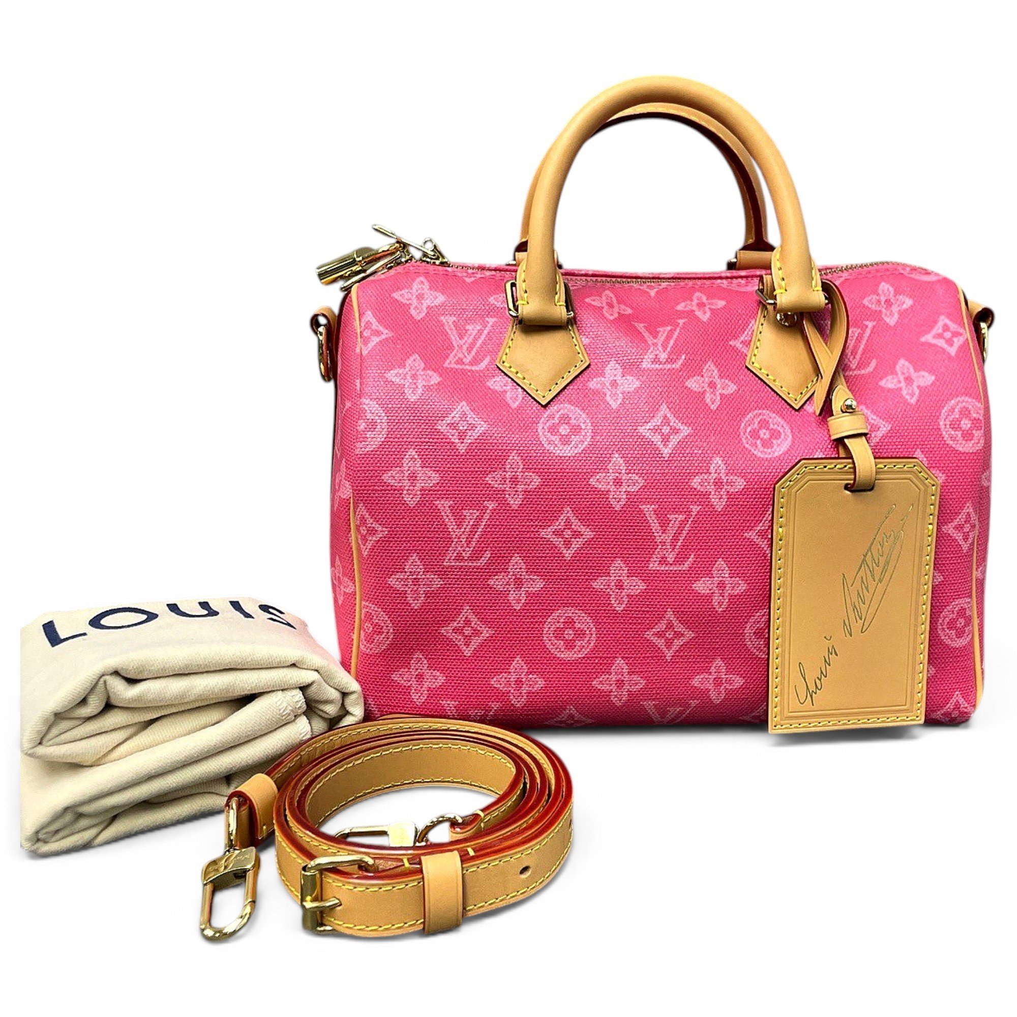 Speedy Bandoulière leather handbag