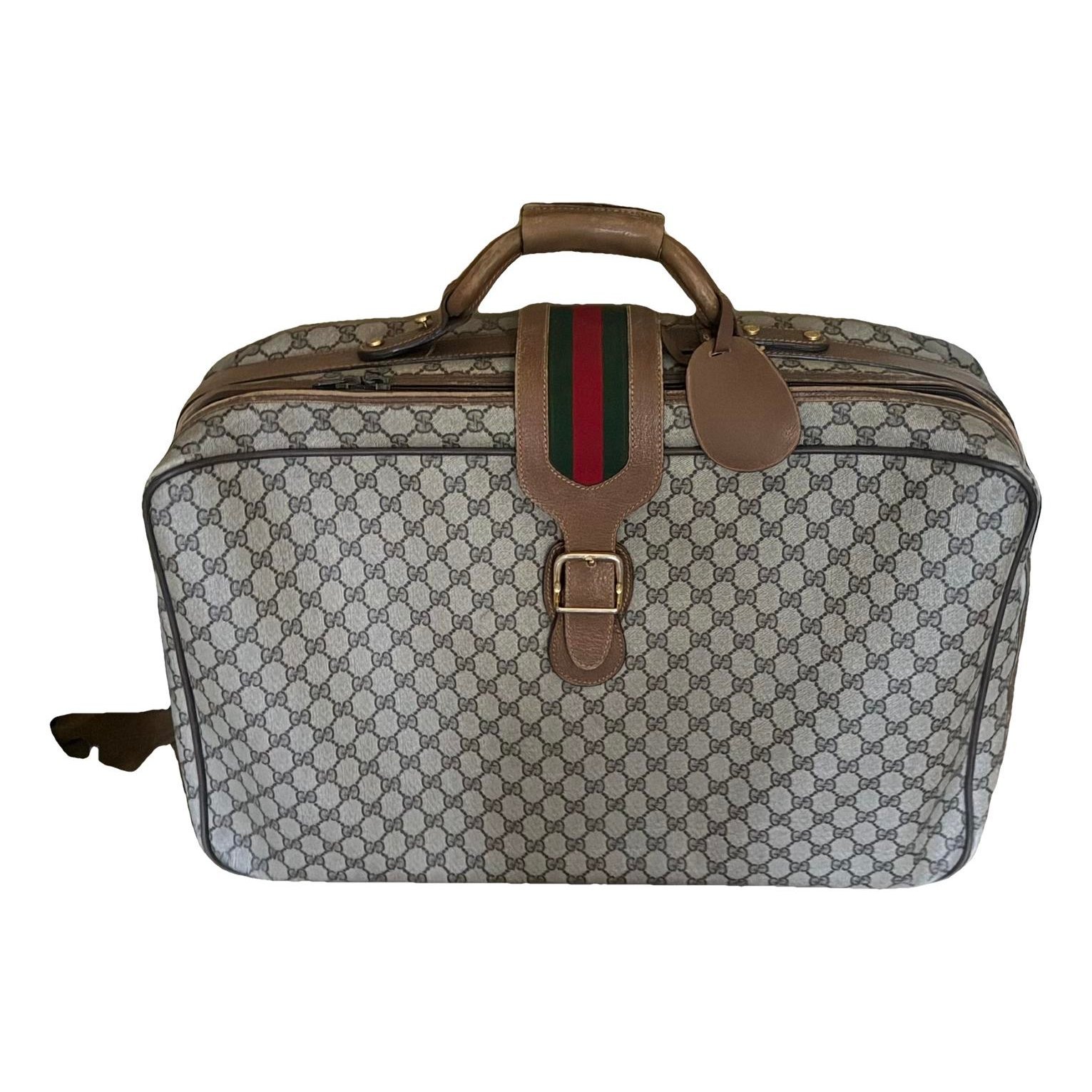 Leather travel bag