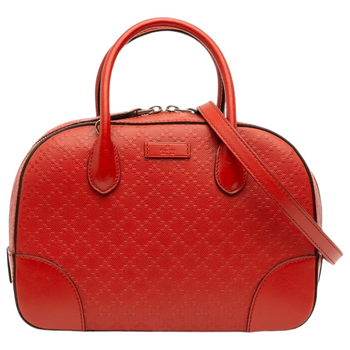 Gucci B leather satchel