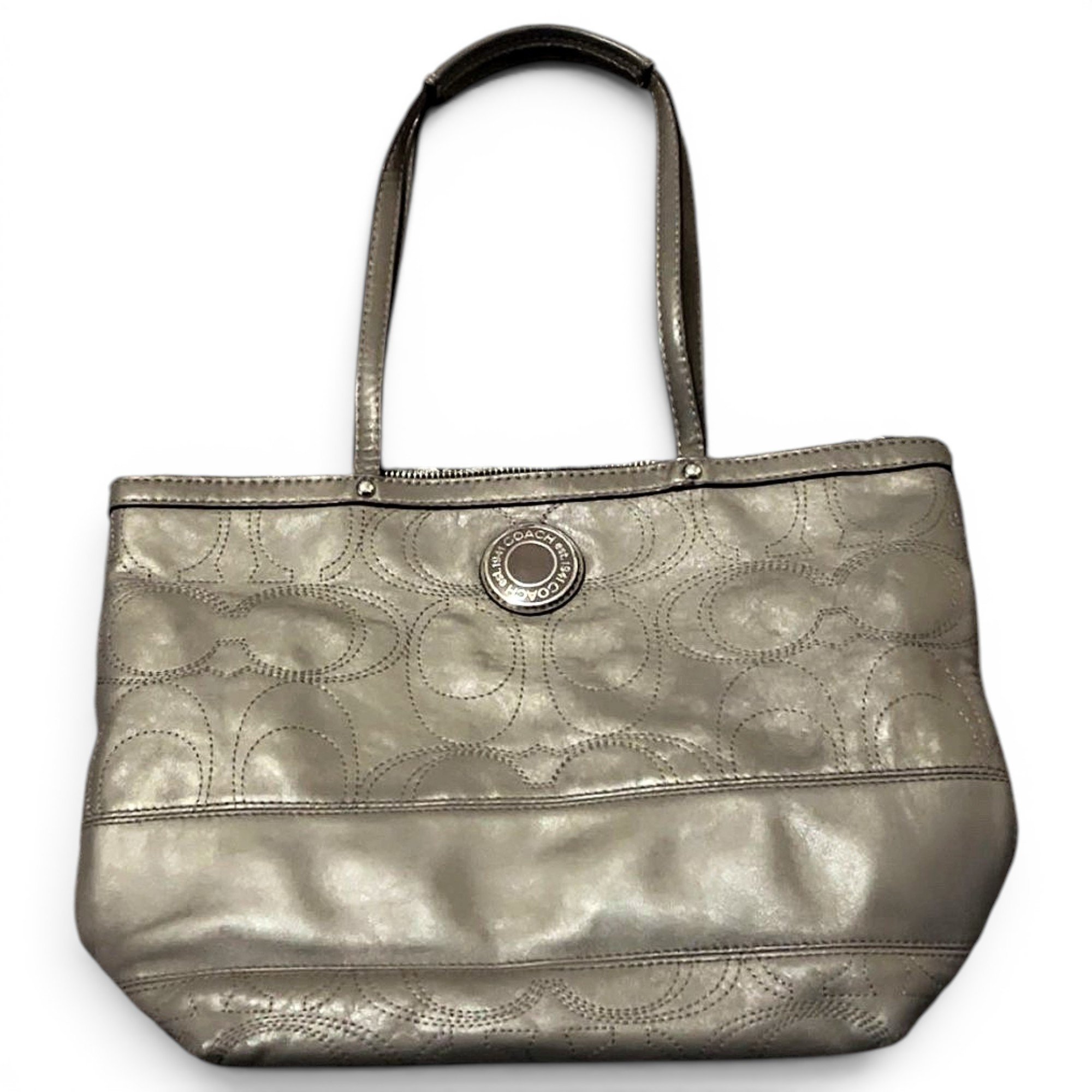 Leather tote