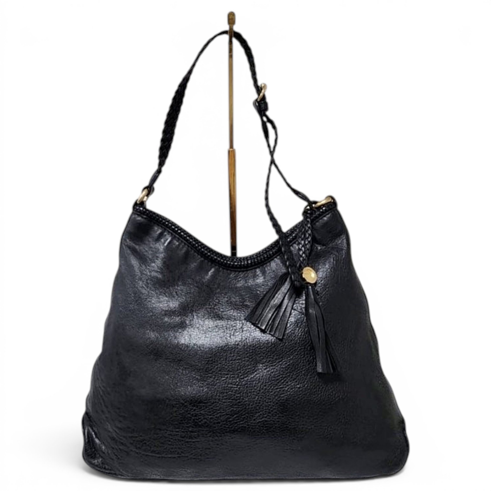 Hobo leather handbag