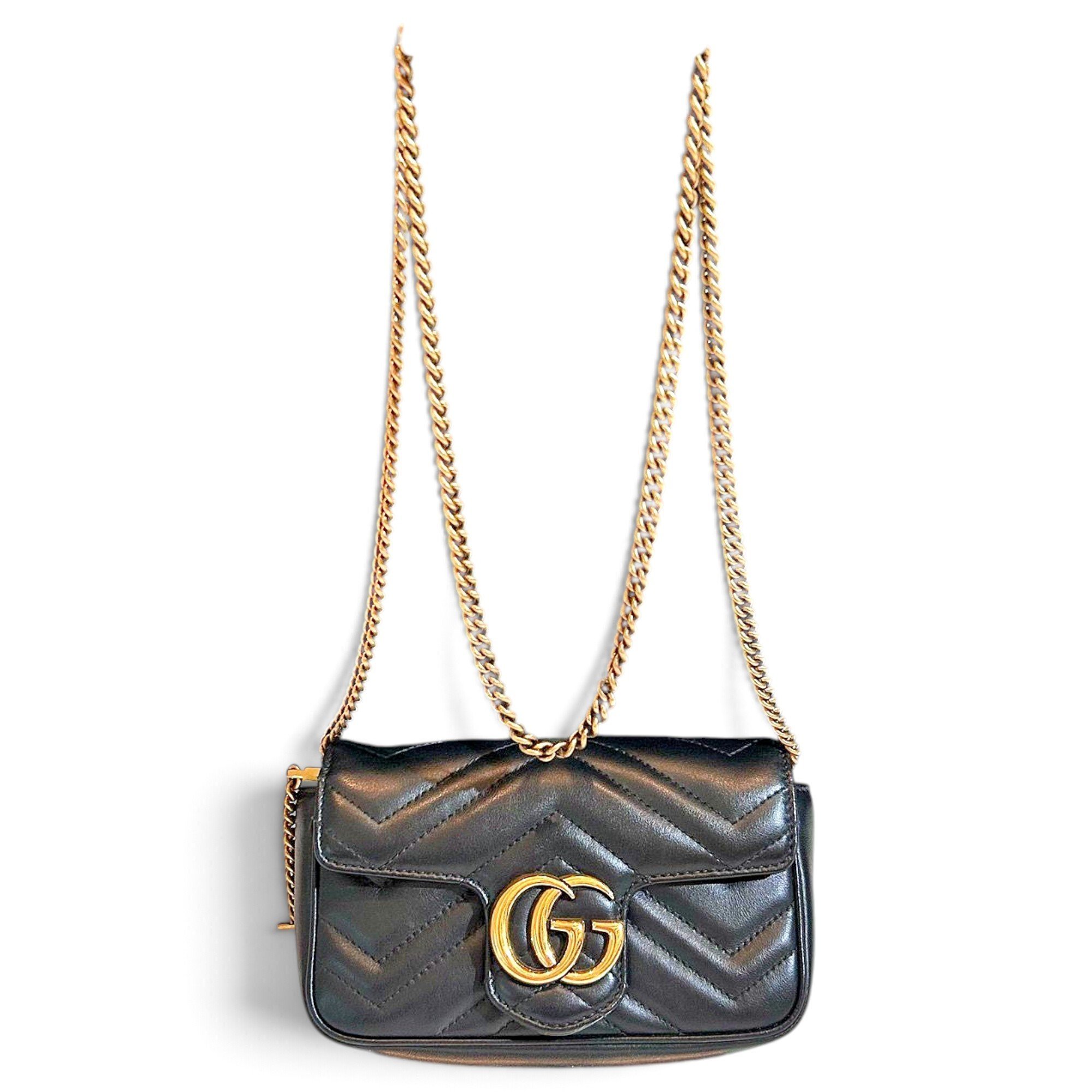 GG Marmont Flap leather handbag