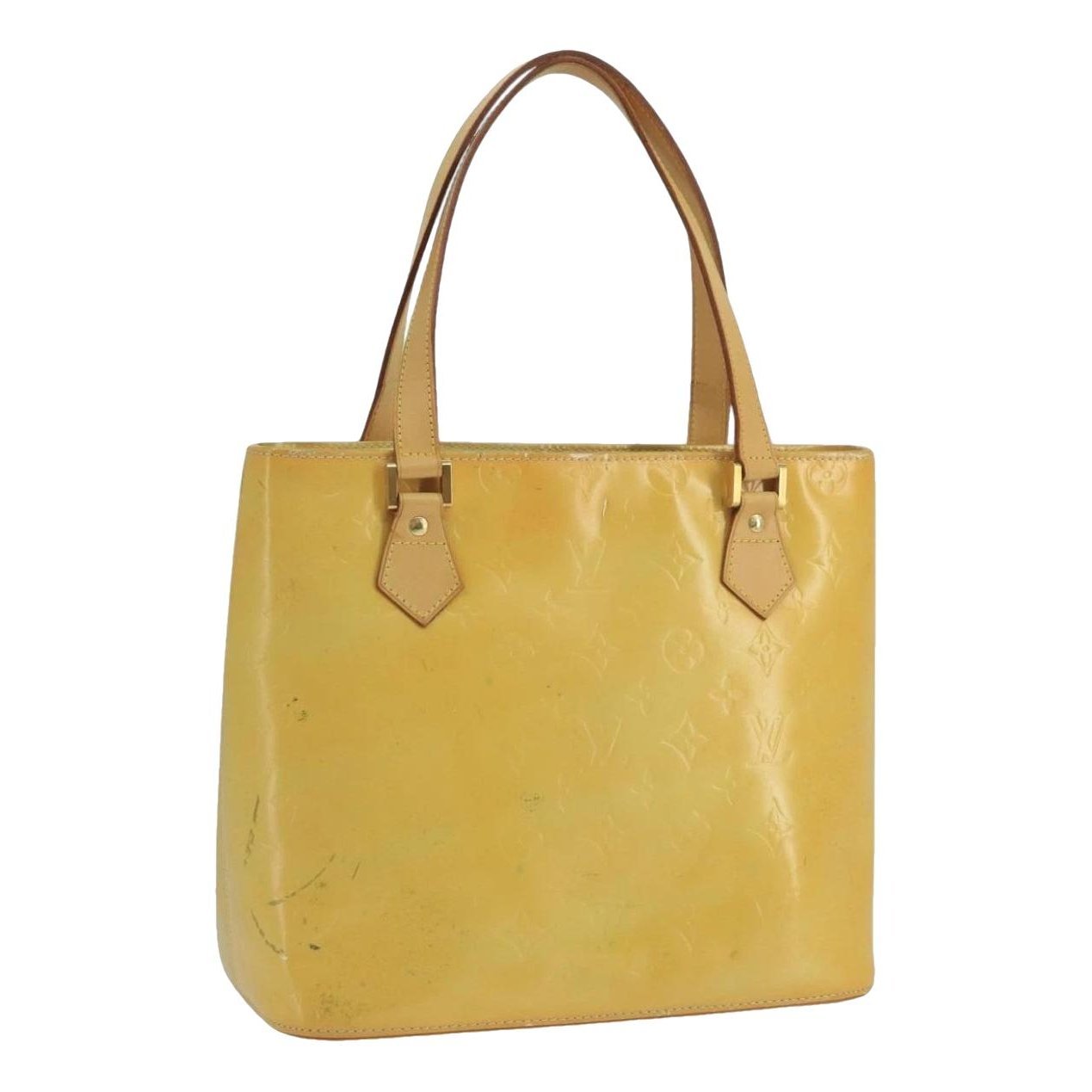 Patent leather handbag