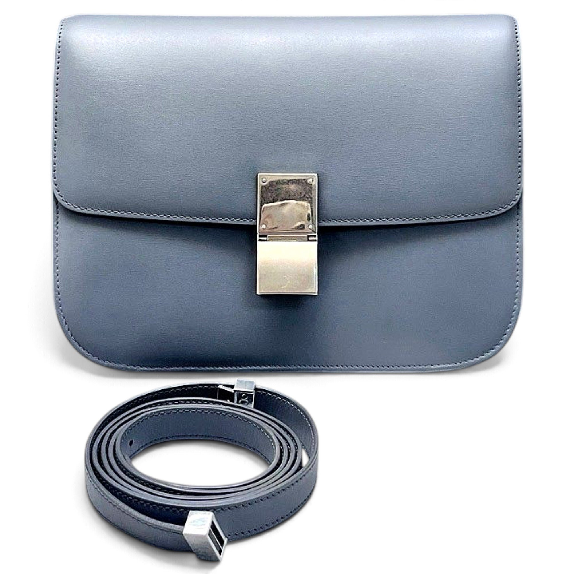 Classic leather crossbody bag