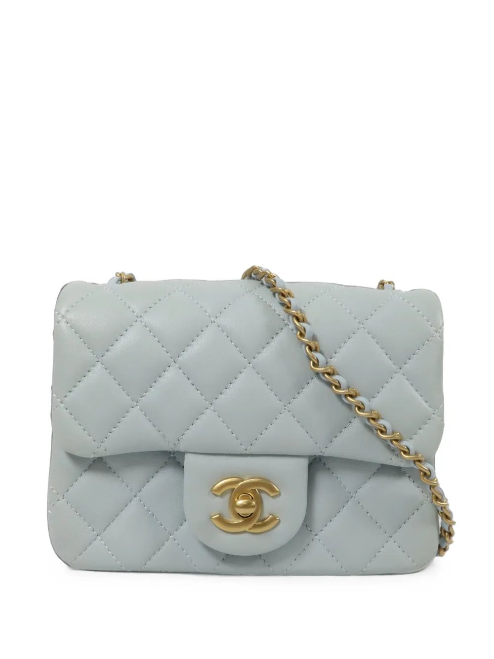 CC turn-lock shoulder bag