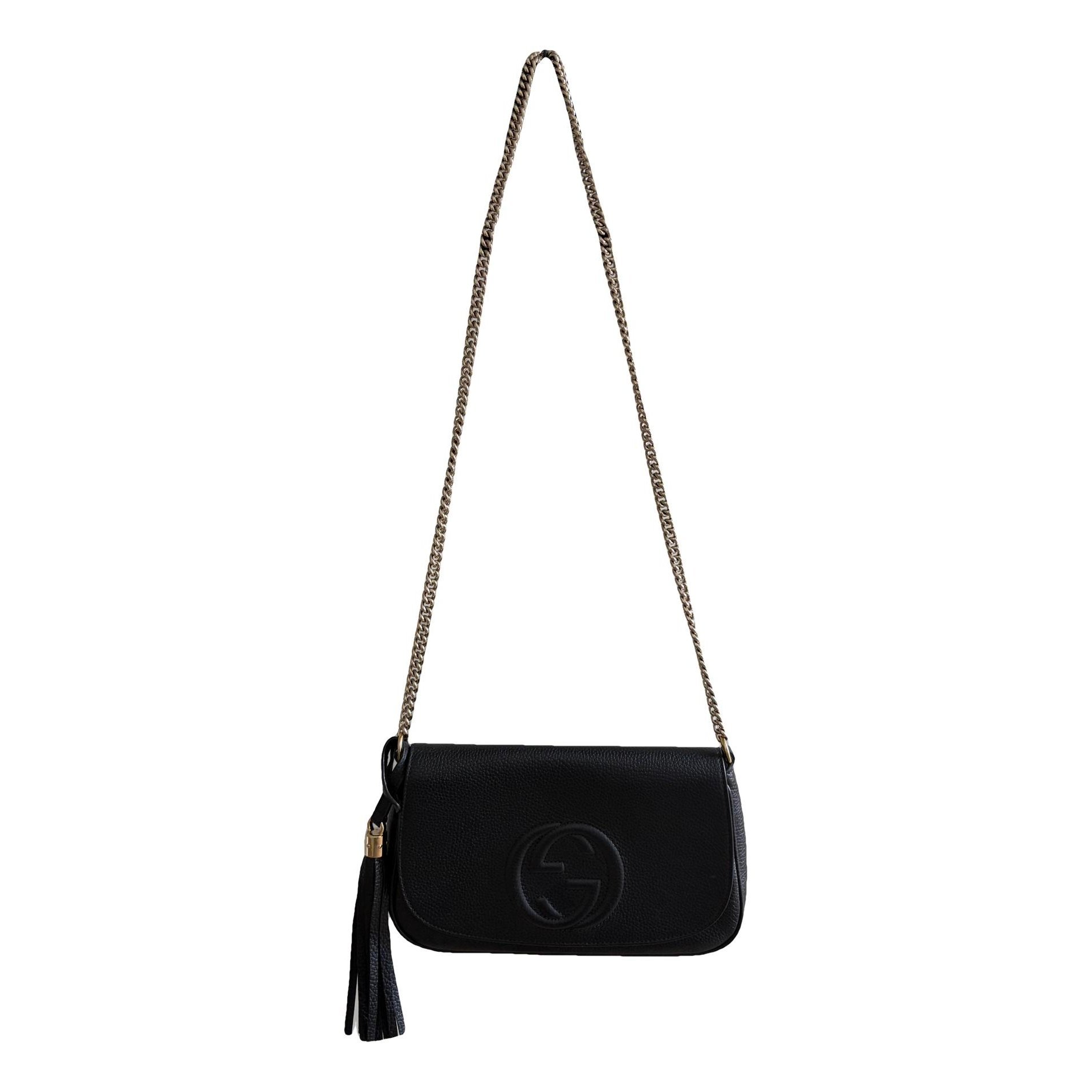 Soho Long Flap leather crossbody bag