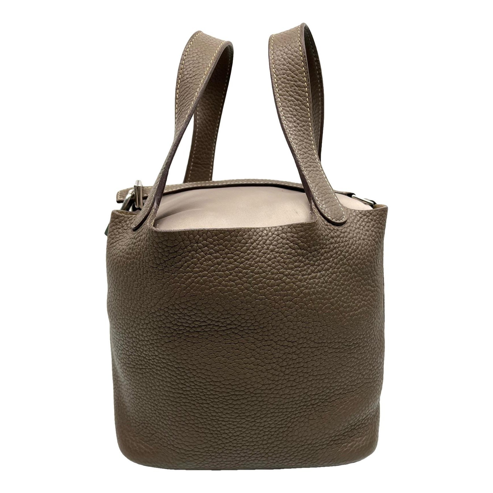 Picotin leather handbag