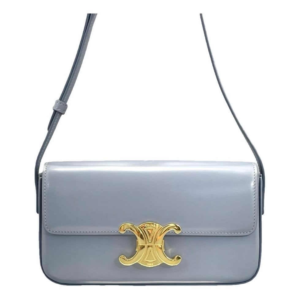 Triomphe leather handbag