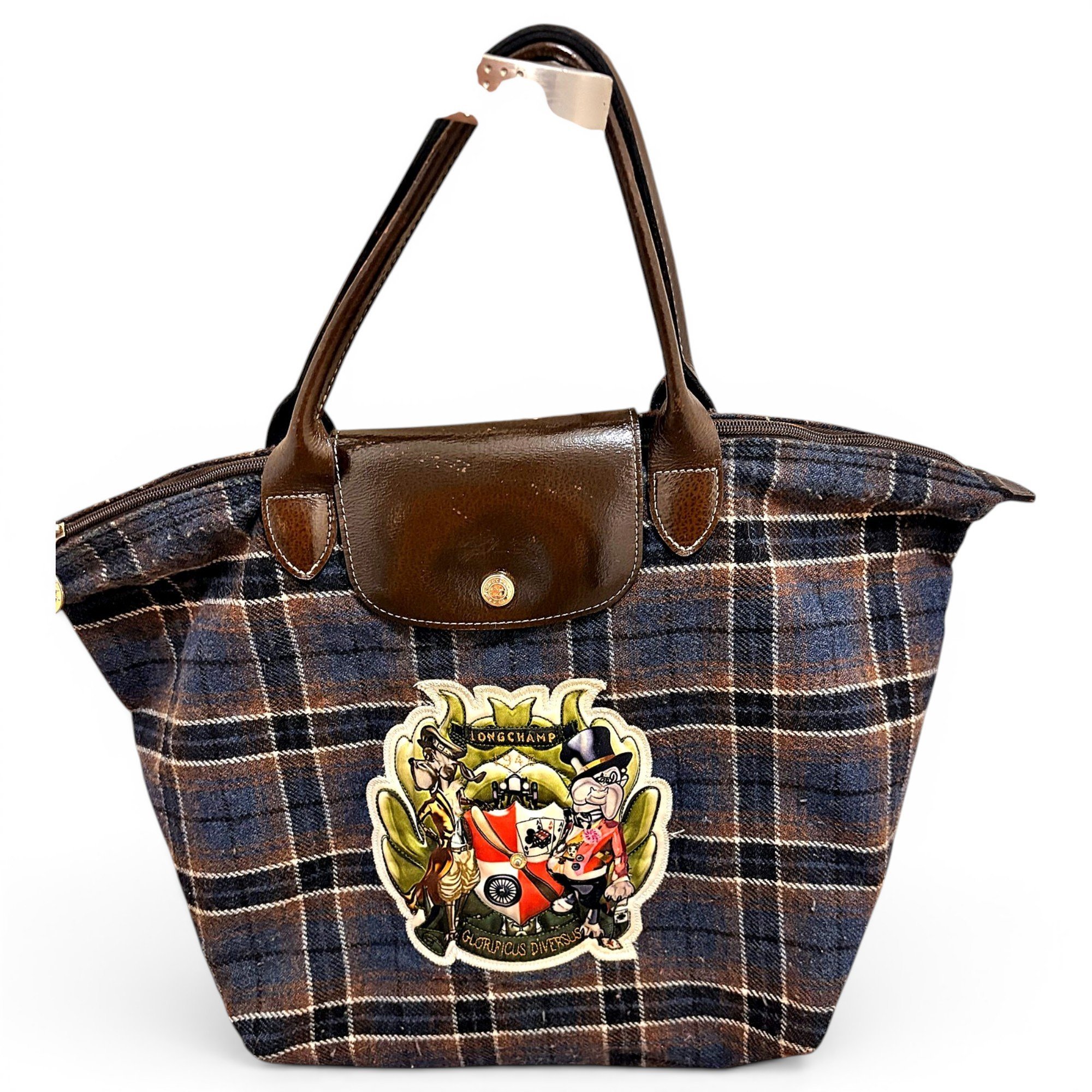 Pliage wool tote