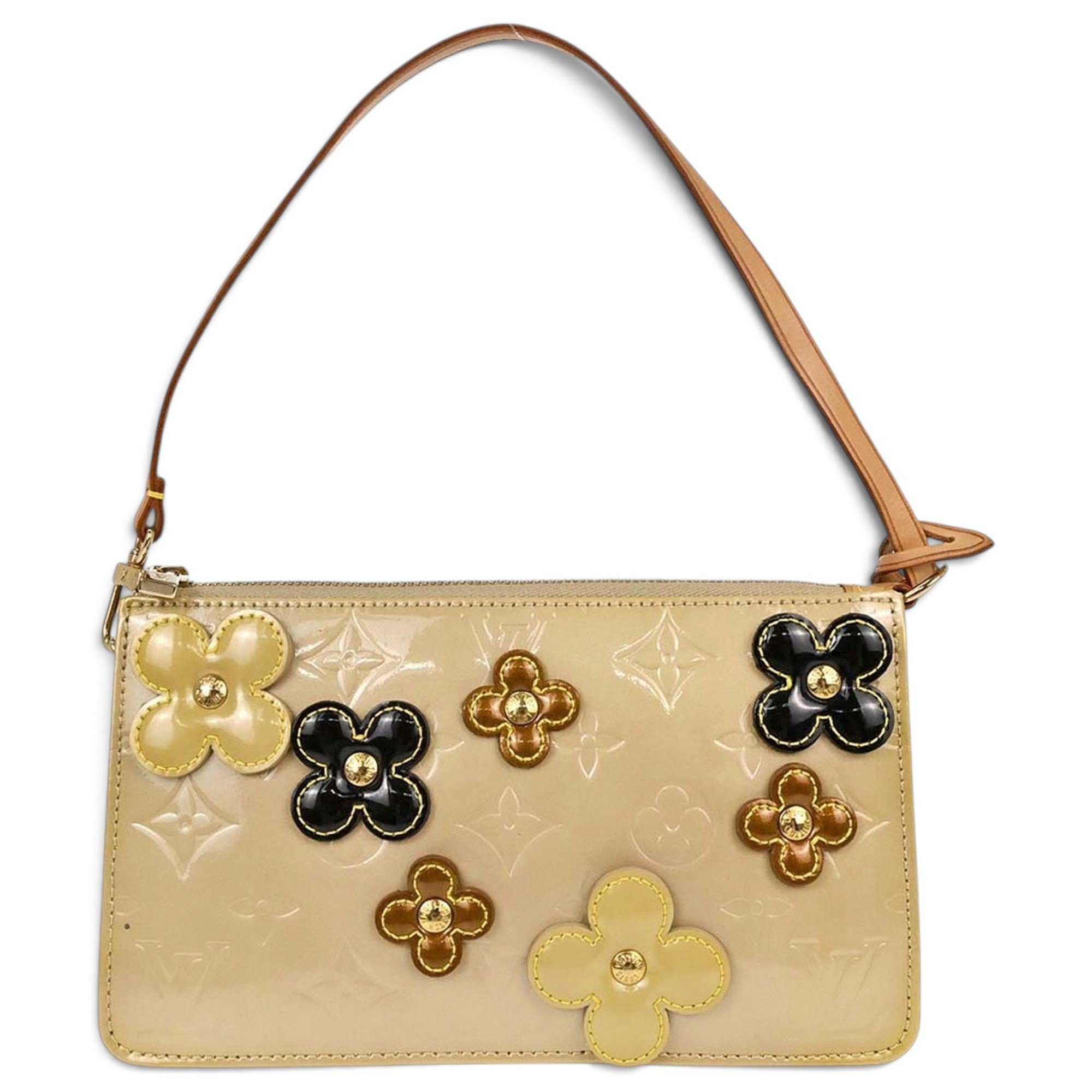 Patent leather handbag