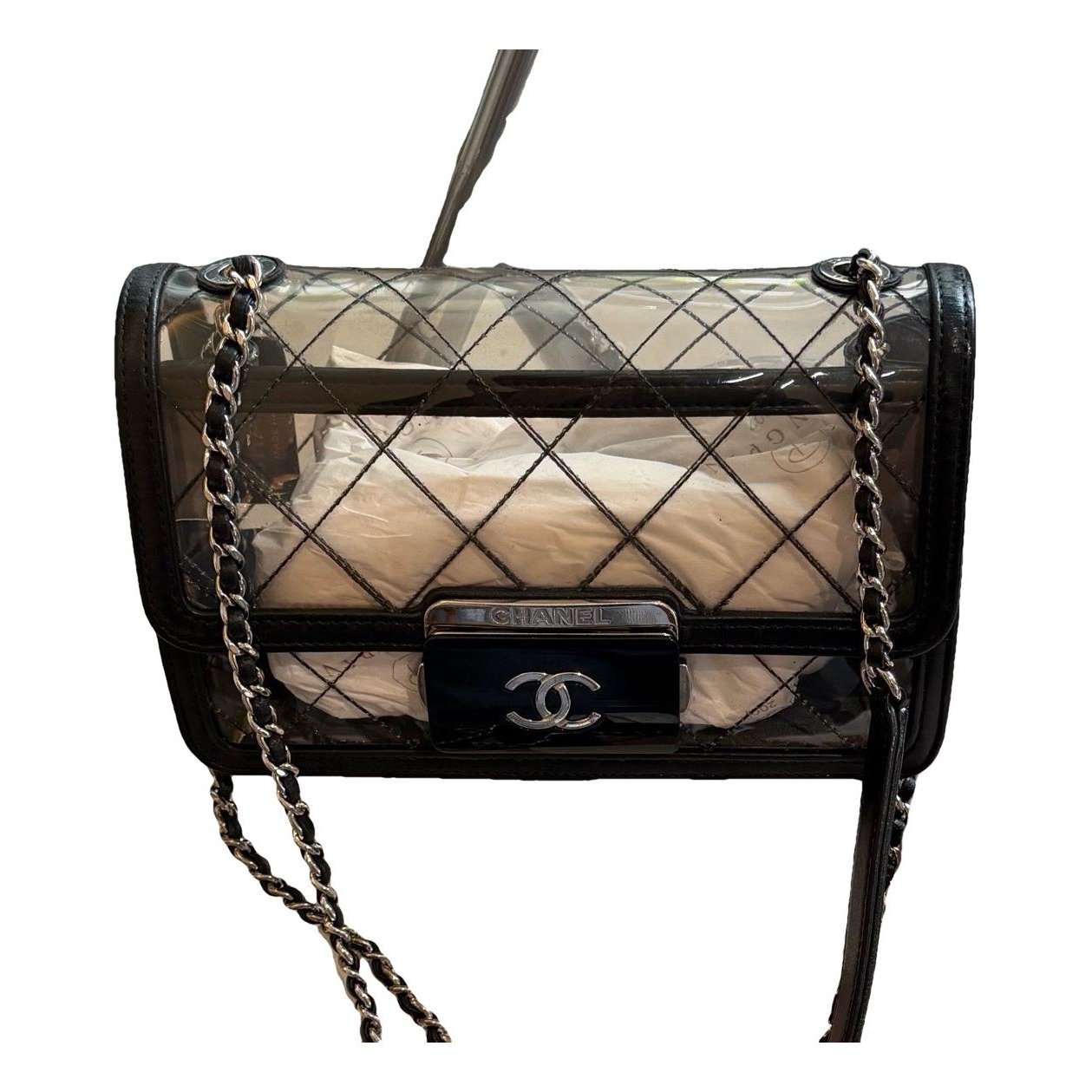 2.55 vinyl crossbody bag