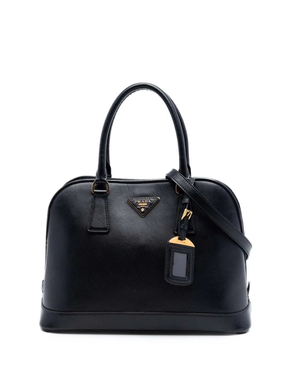 Prada 2013-2026 Medium Saffiano Lux Open Promenade satchel