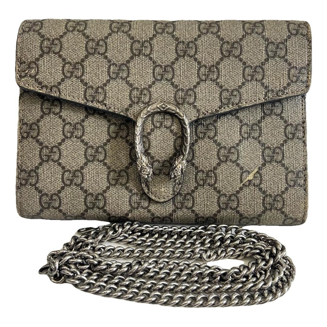 Dionysus Chain Wallet leather handbag
