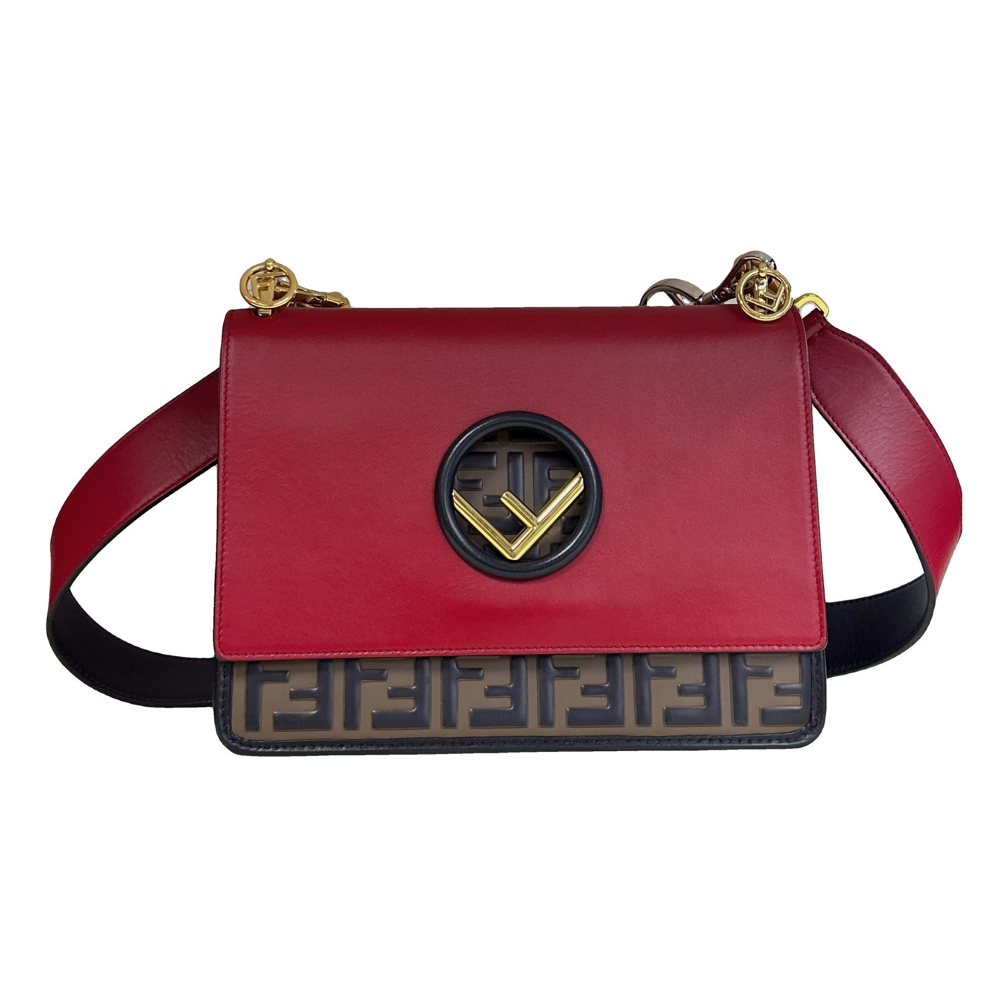 Kan I Logo leather handbag