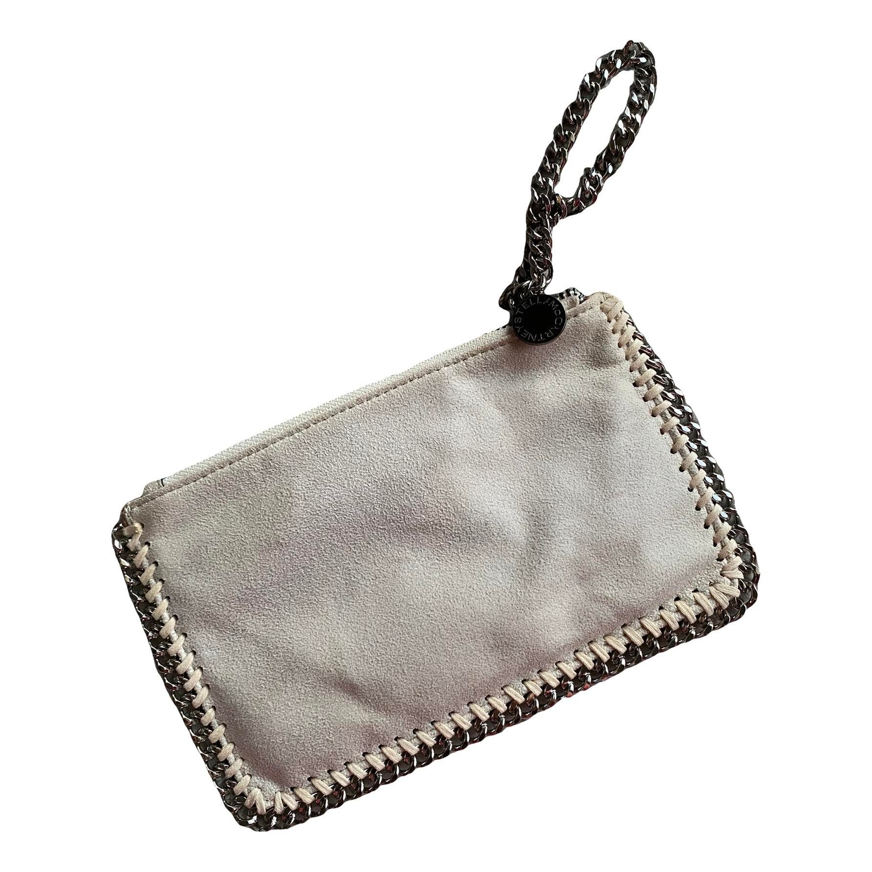 Falabella vegan leather clutch bag