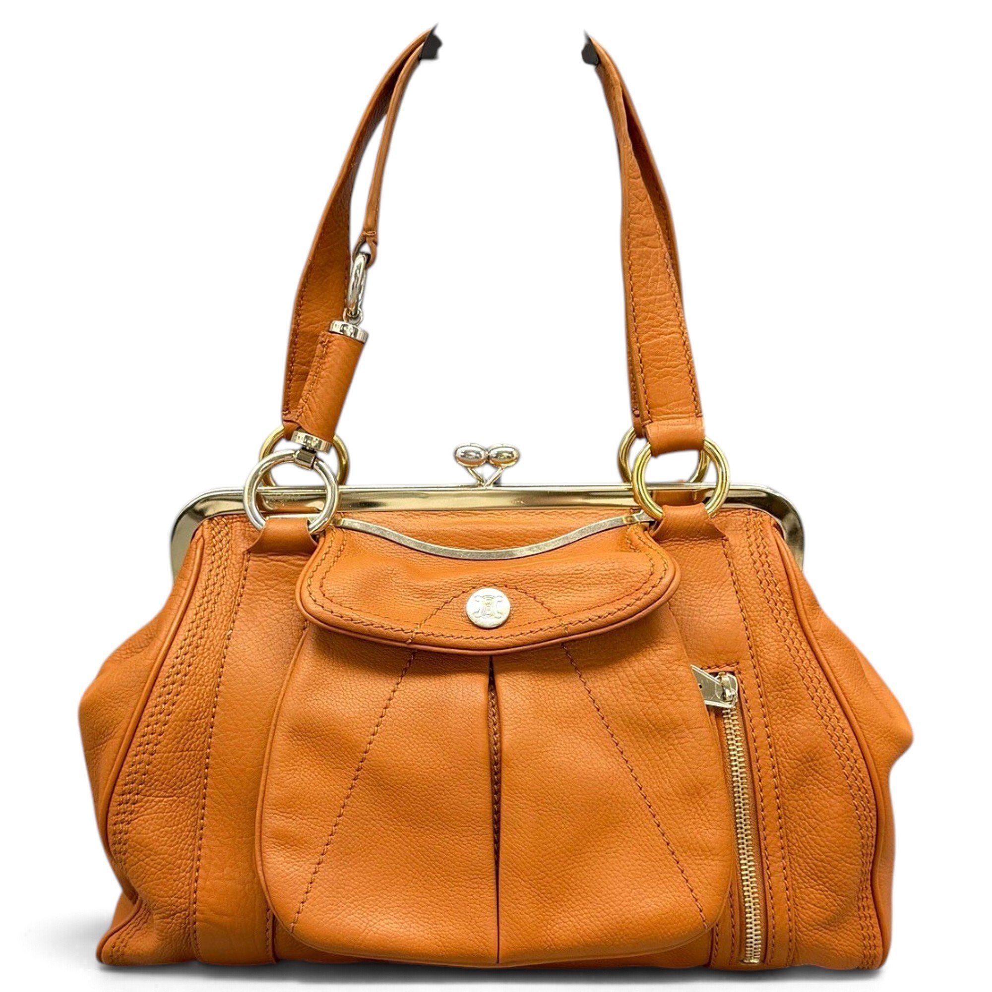 Leather handbag