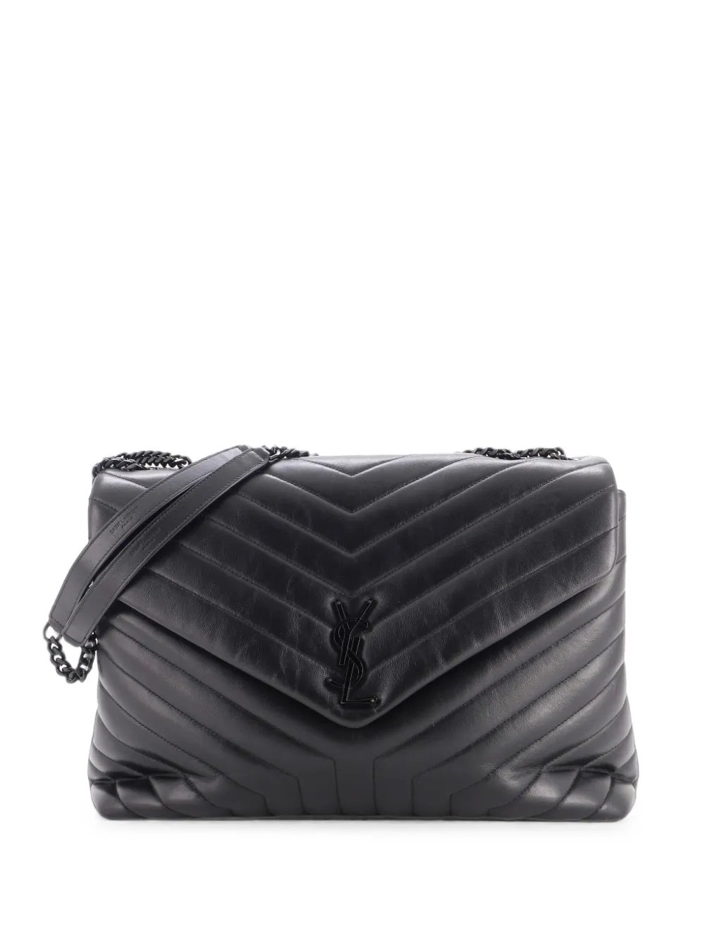 Loulou Matelasse Chevron Leather Large shoulder bag