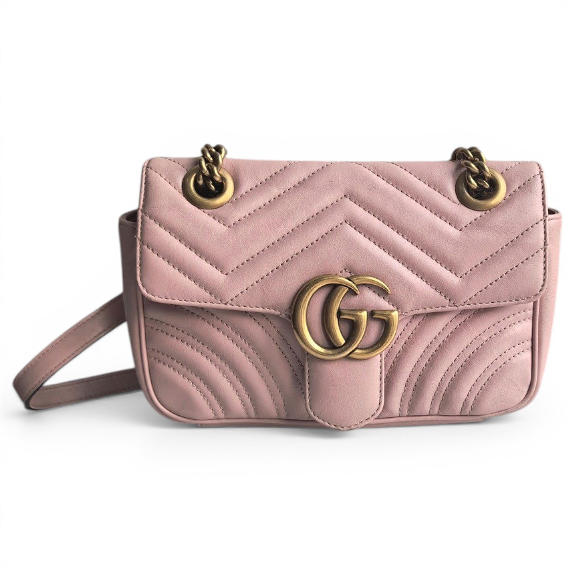 GG Marmont Flap leather handbag