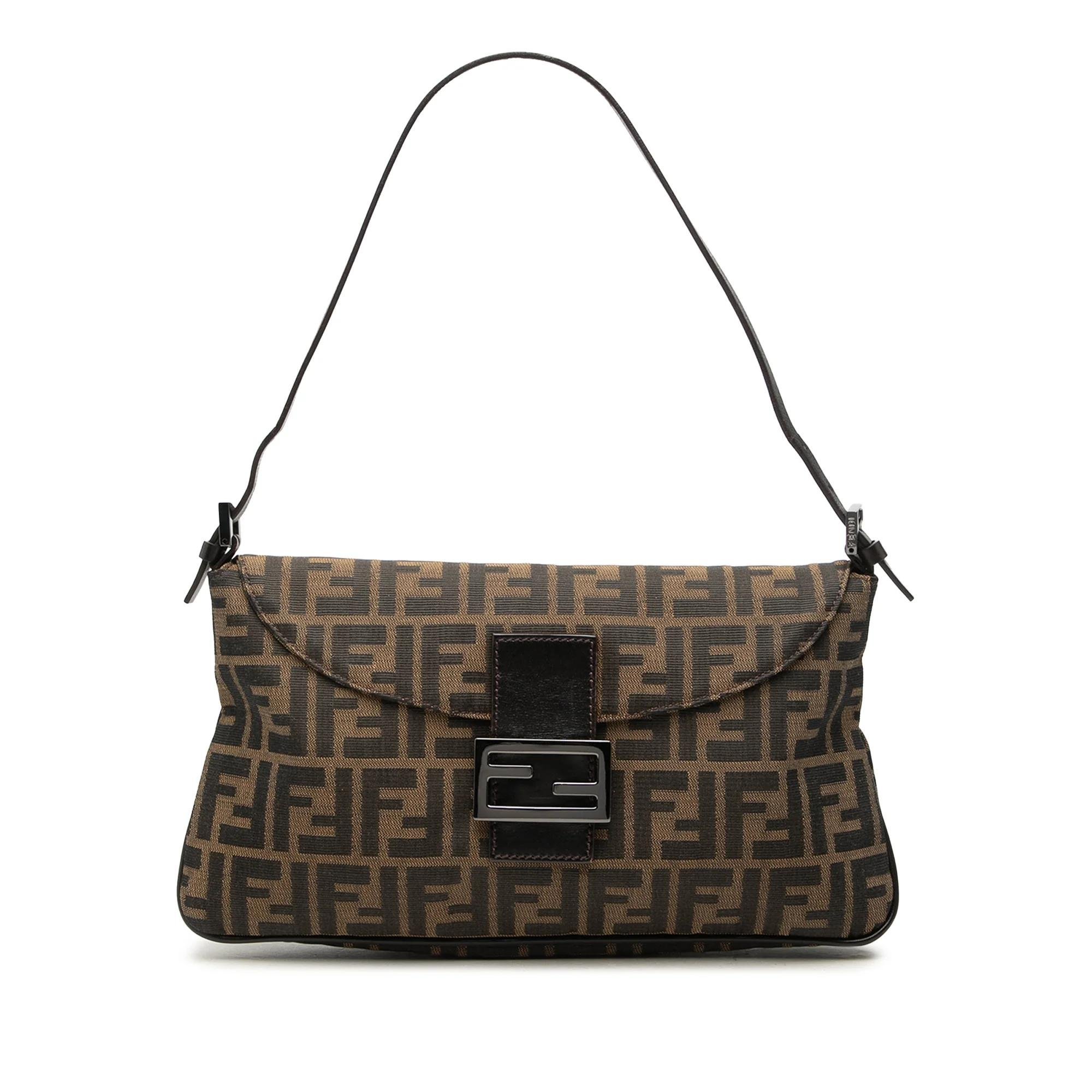 Pocket leather handbag