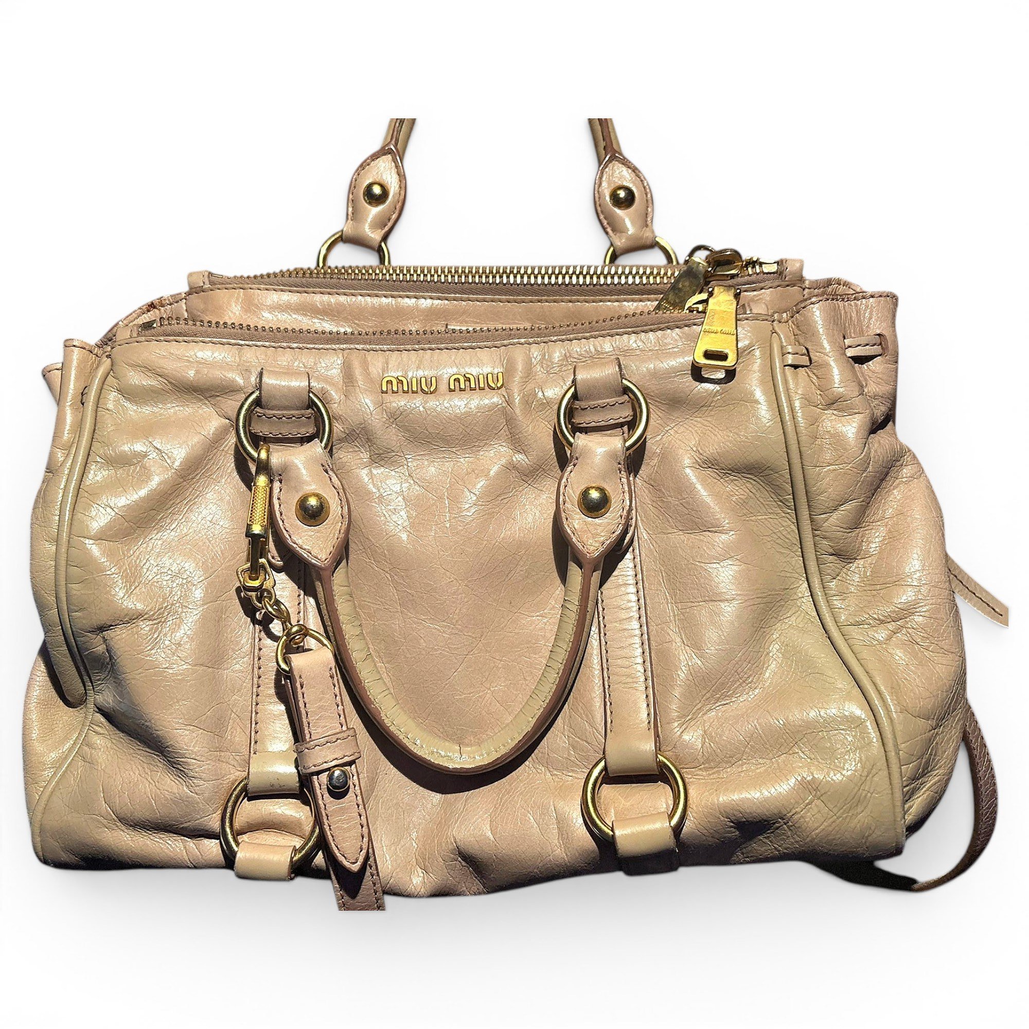 Leather crossbody bag
