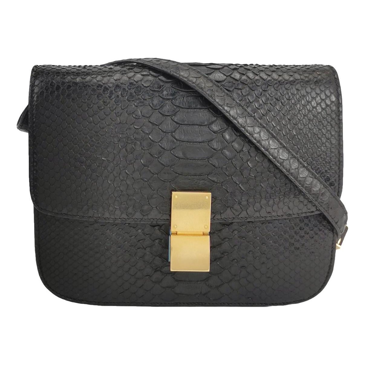 Classic leather crossbody bag