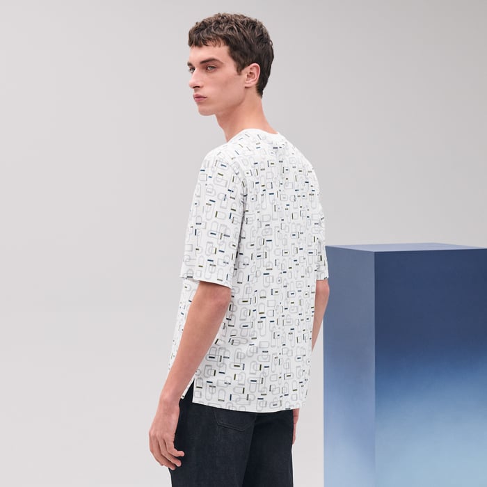 Blanc "Etriers Elastiques" T-shirt