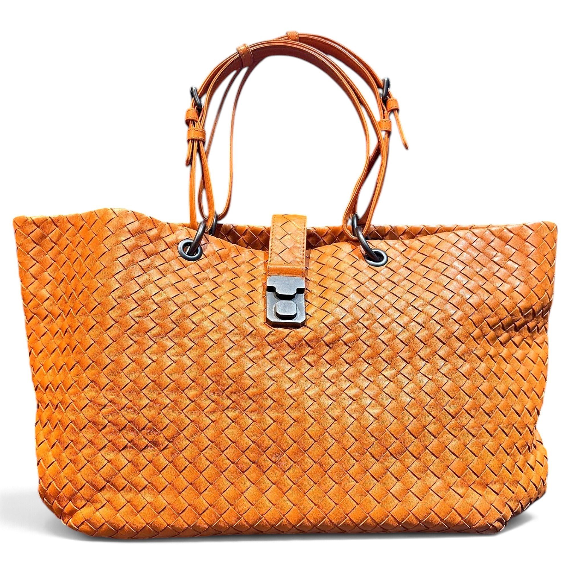 Leather tote