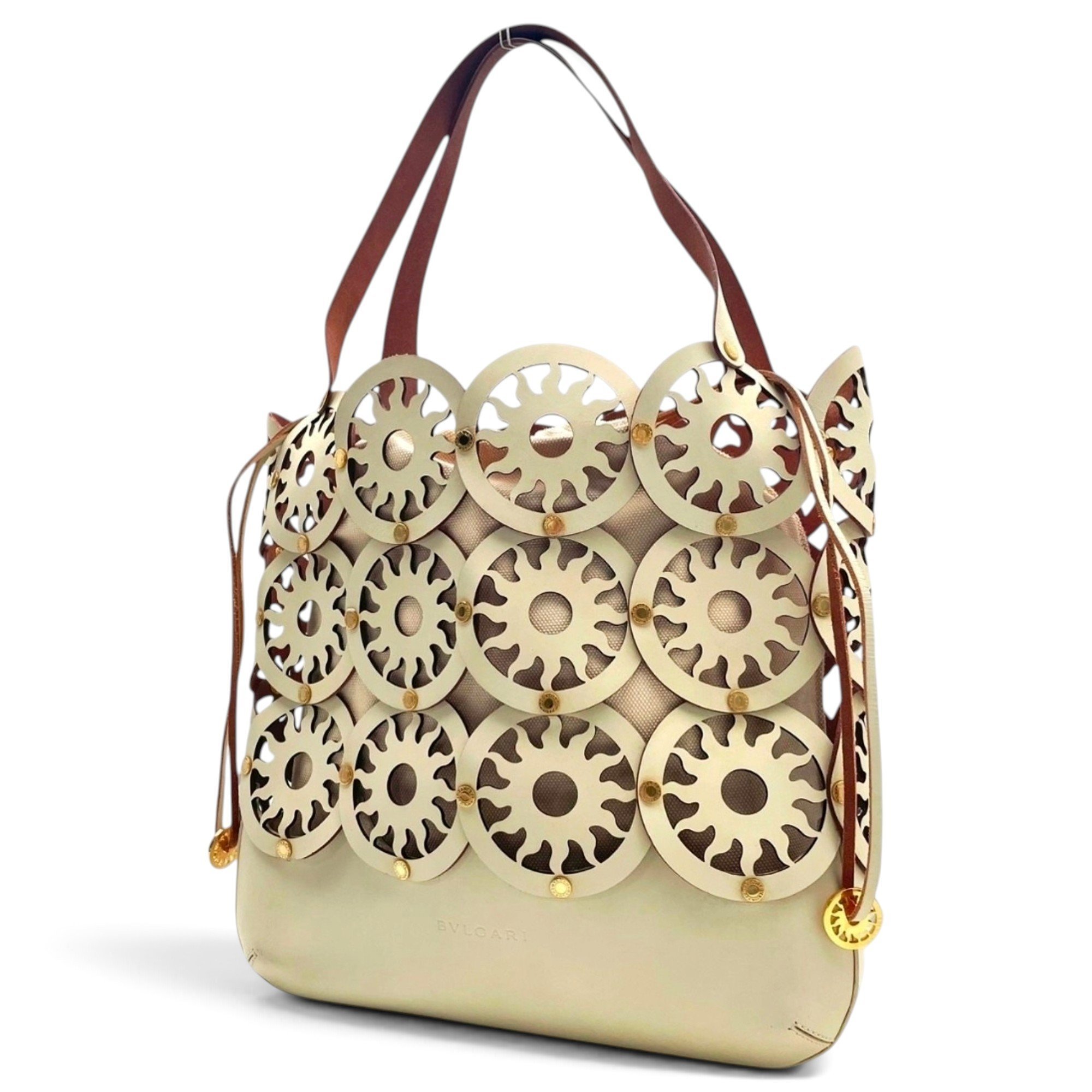 Leather tote