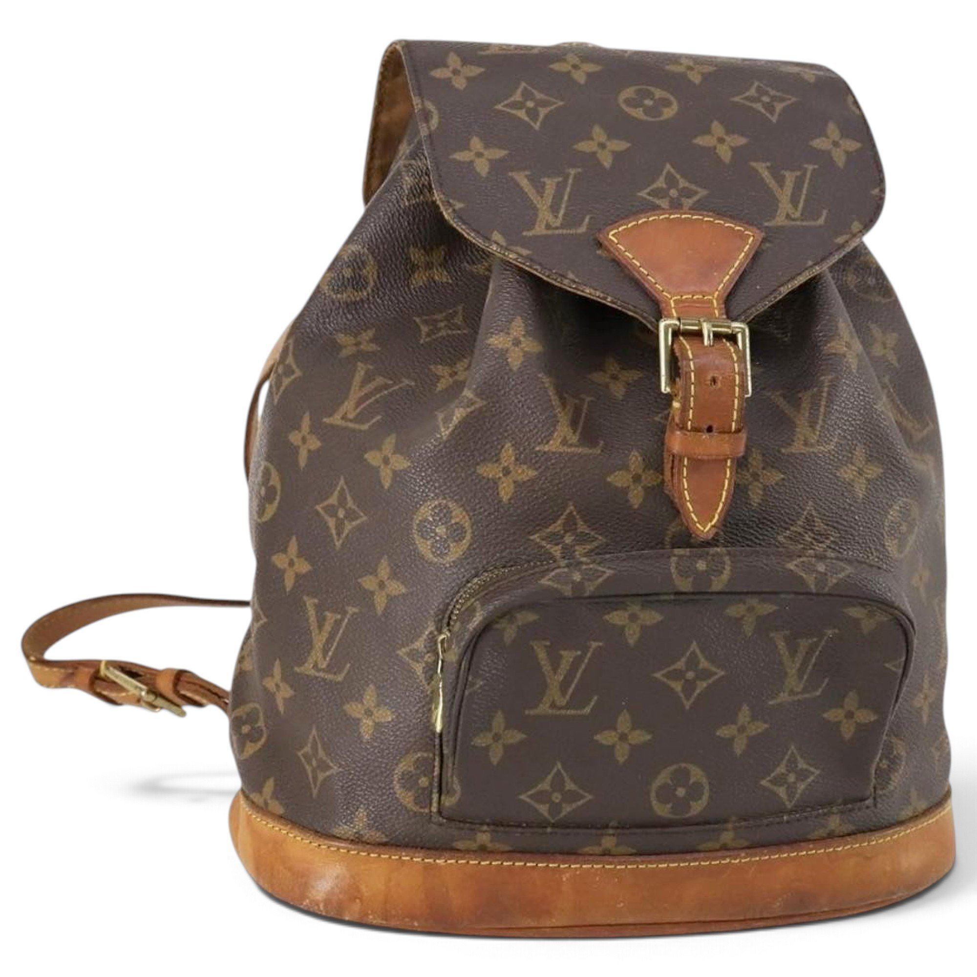 Montsouris leather backpack
