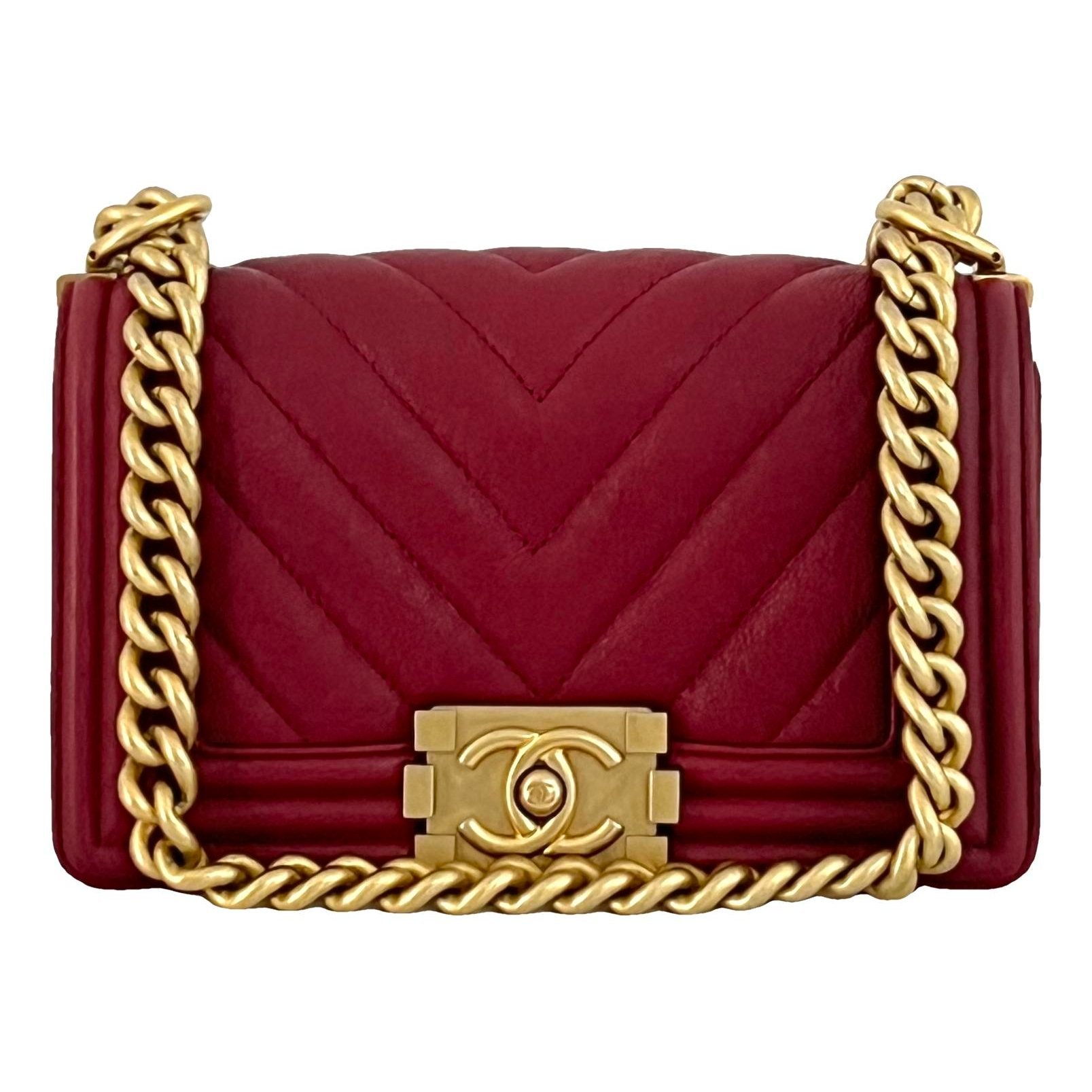 Boy leather crossbody bag