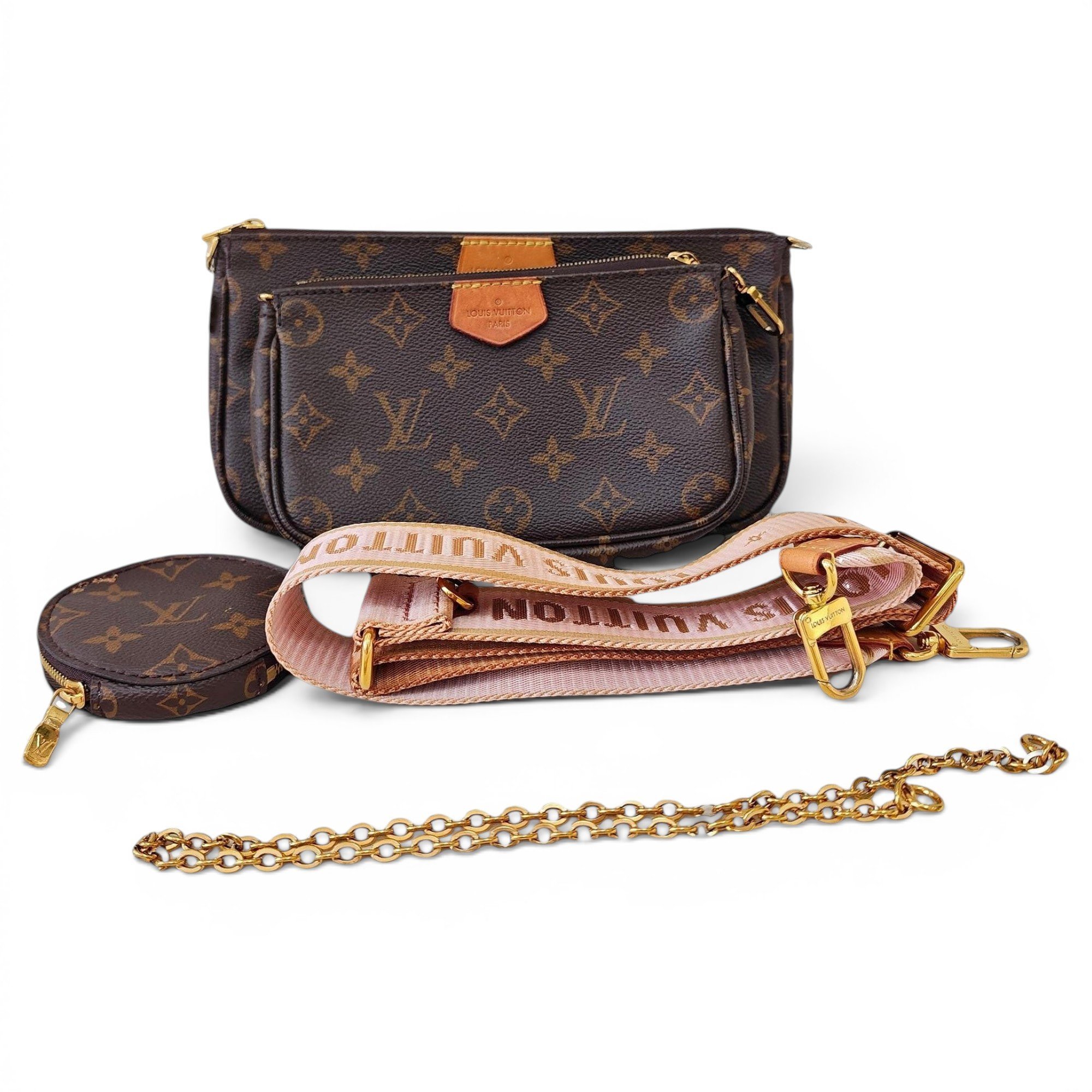 Multi Pochette Accessoires leather handbag
