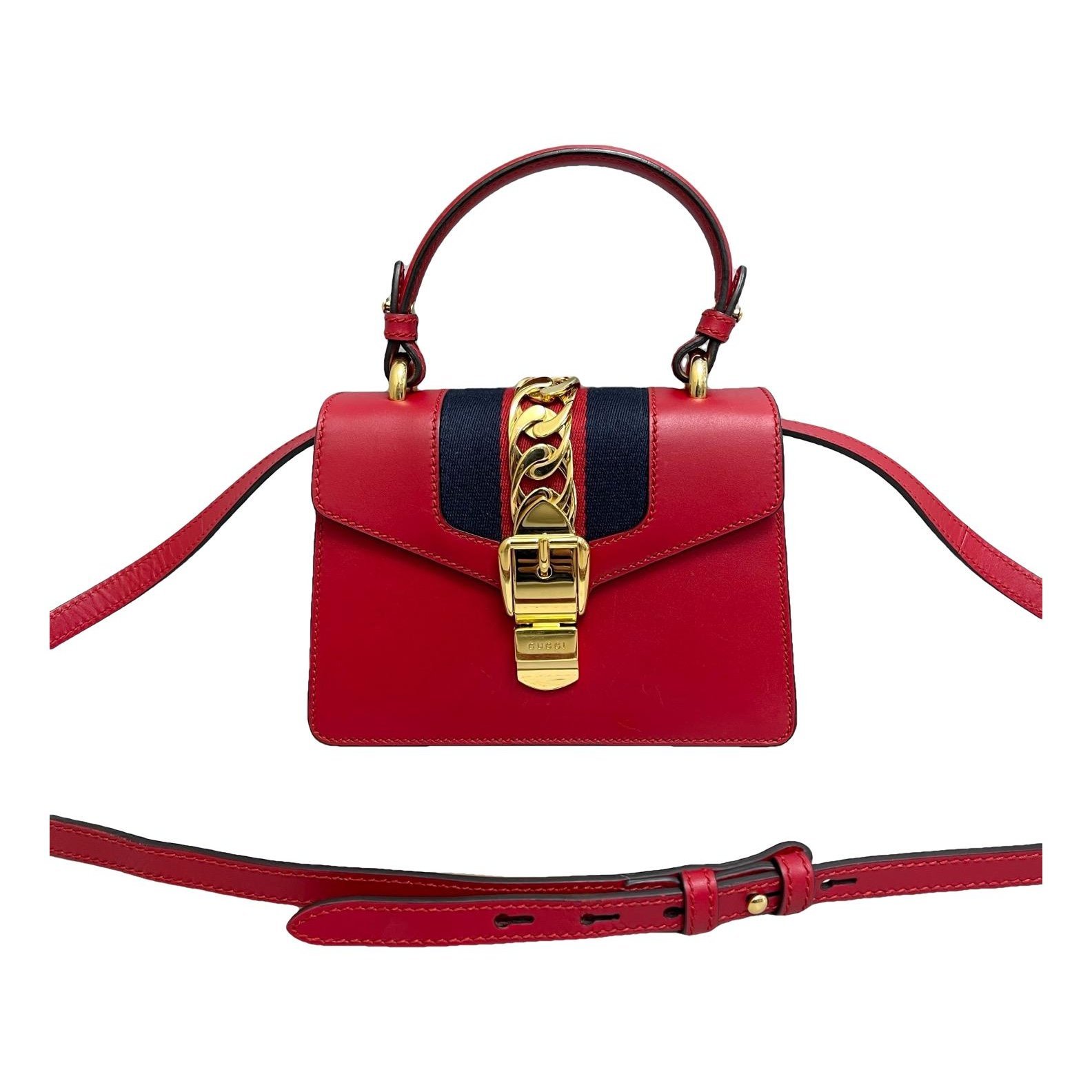 Sylvie Top Handle leather handbag