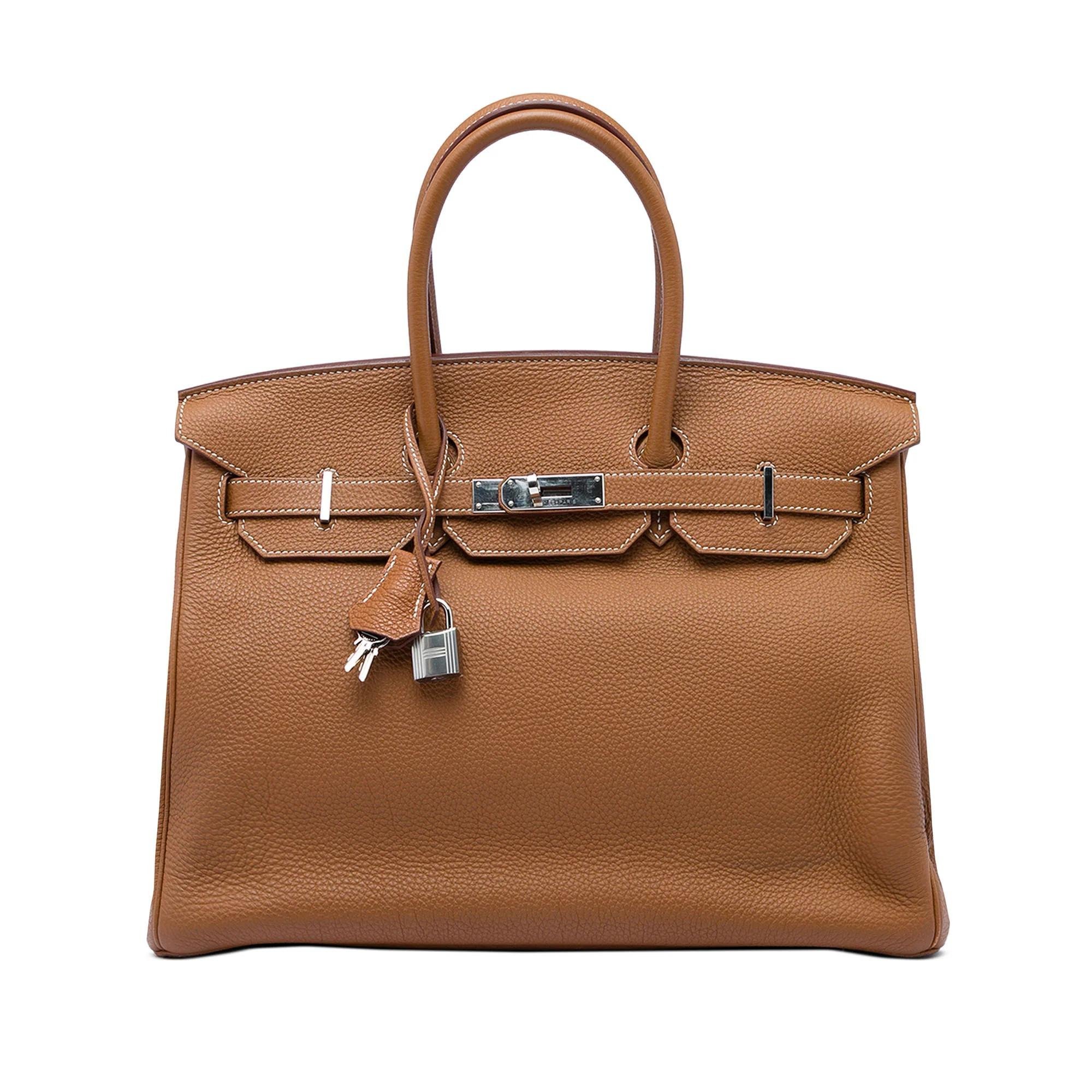 Birkin Shoulder pony-style calfskin handbag