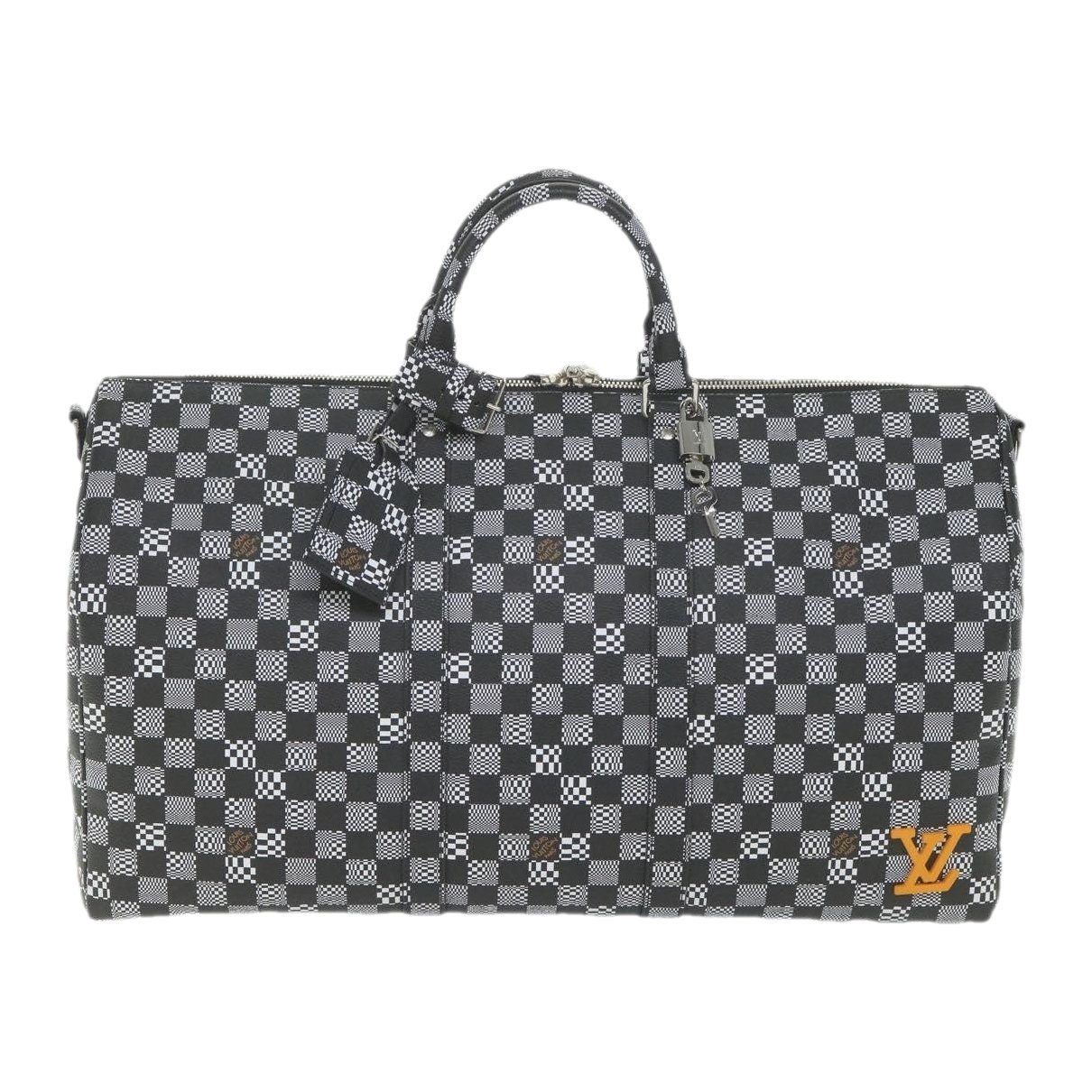 Keepall leather travel bag