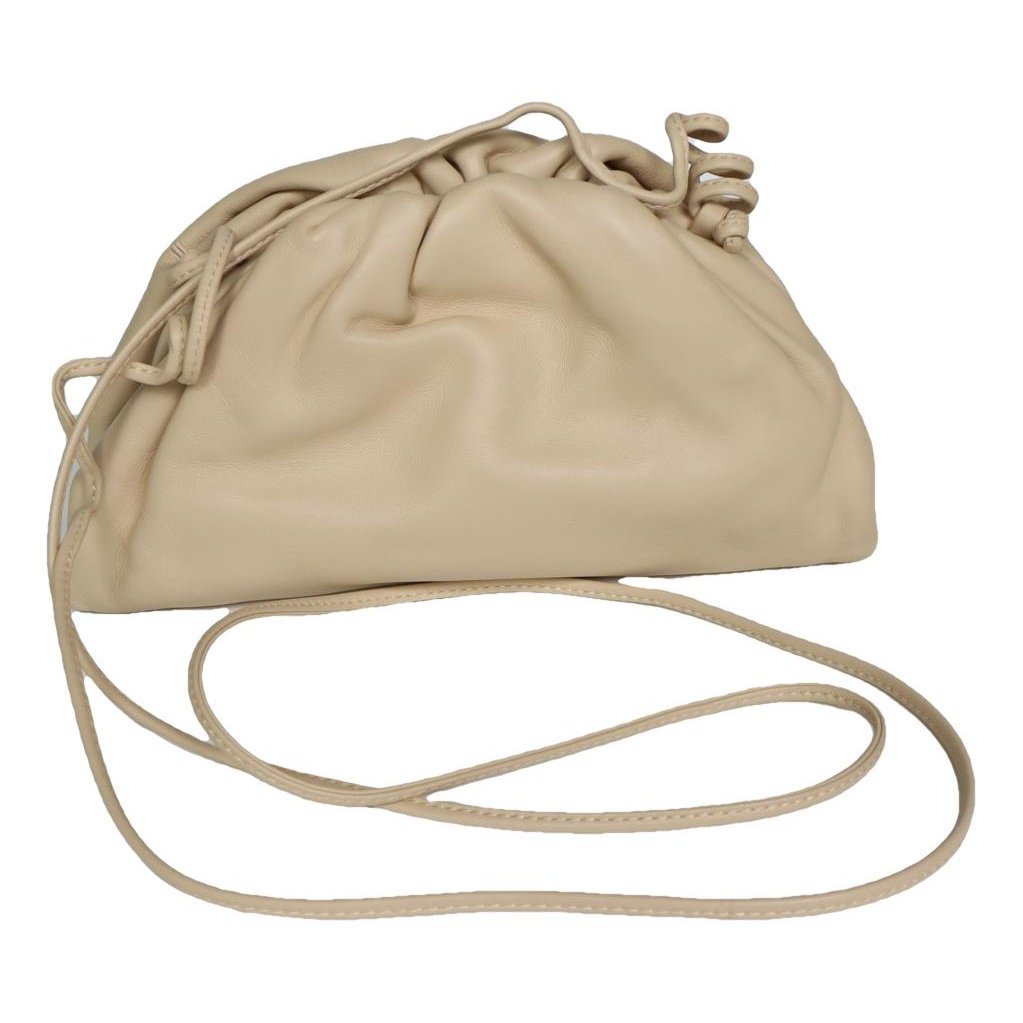 Pouch leather handbag