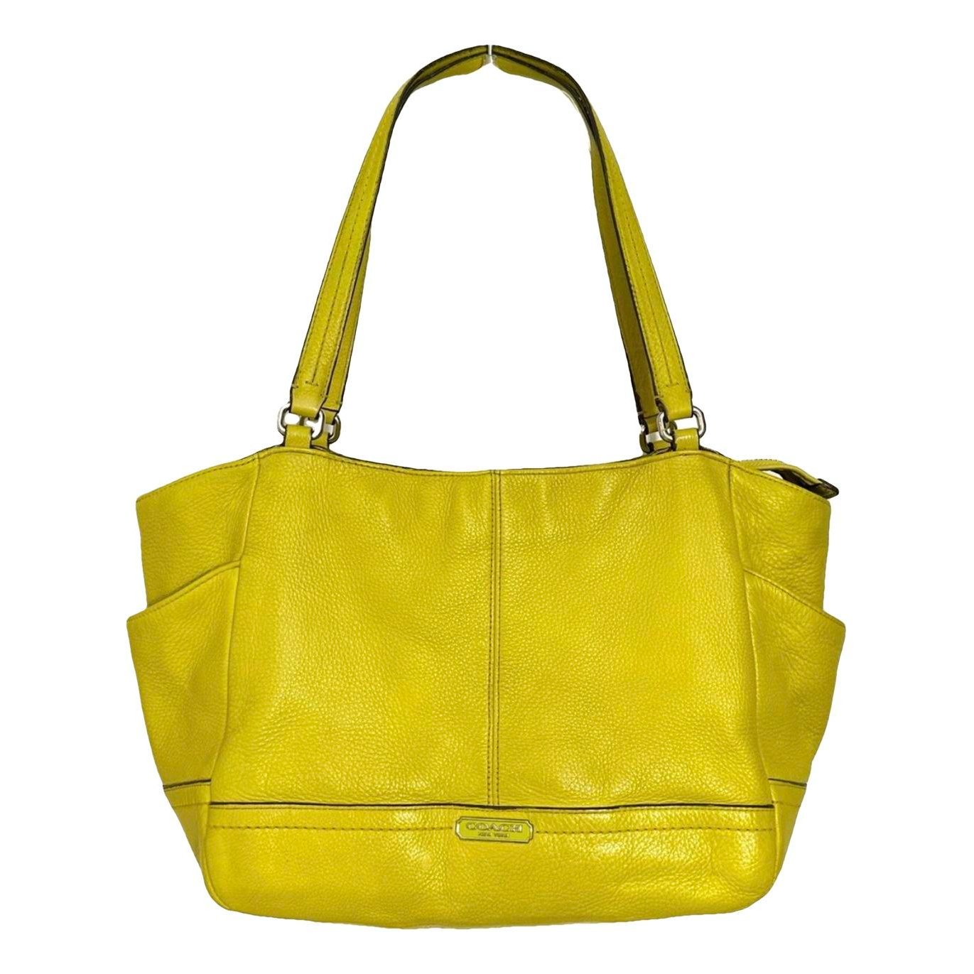 Leather tote
