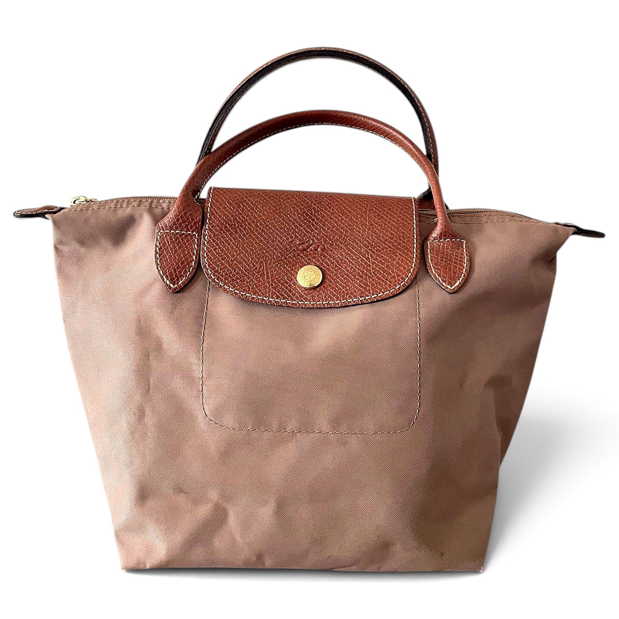 Pliage leather tote