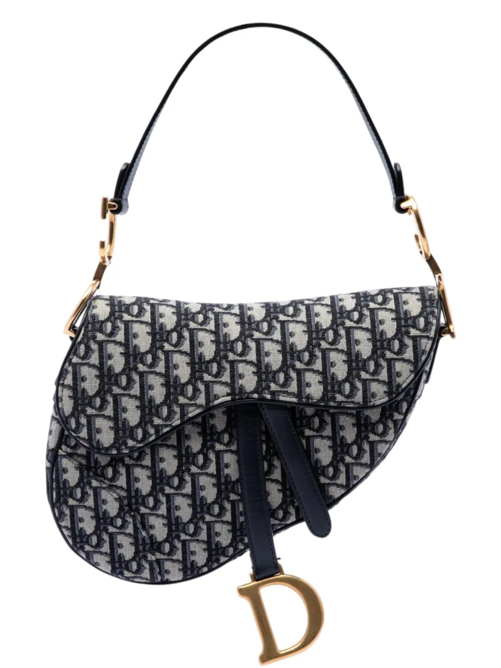 2018 Oblique Canvas Saddle Bag shoulder bag