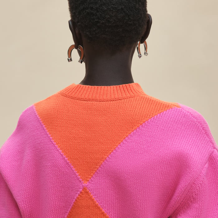 Rose Sakura Long-sleeve Sweater