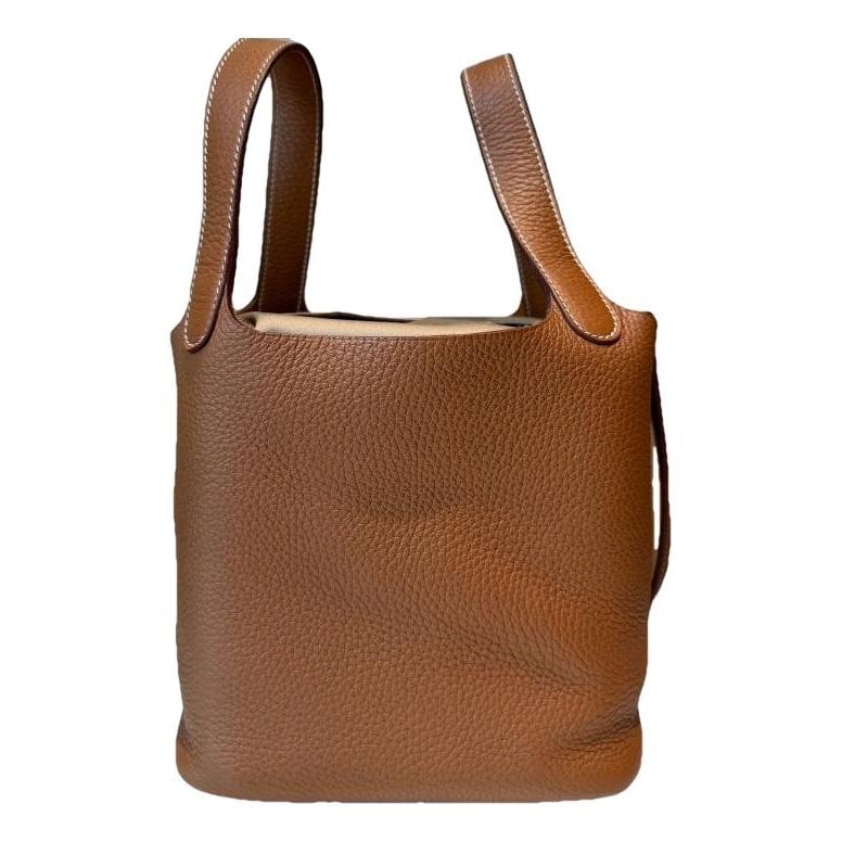 Picotin leather handbag