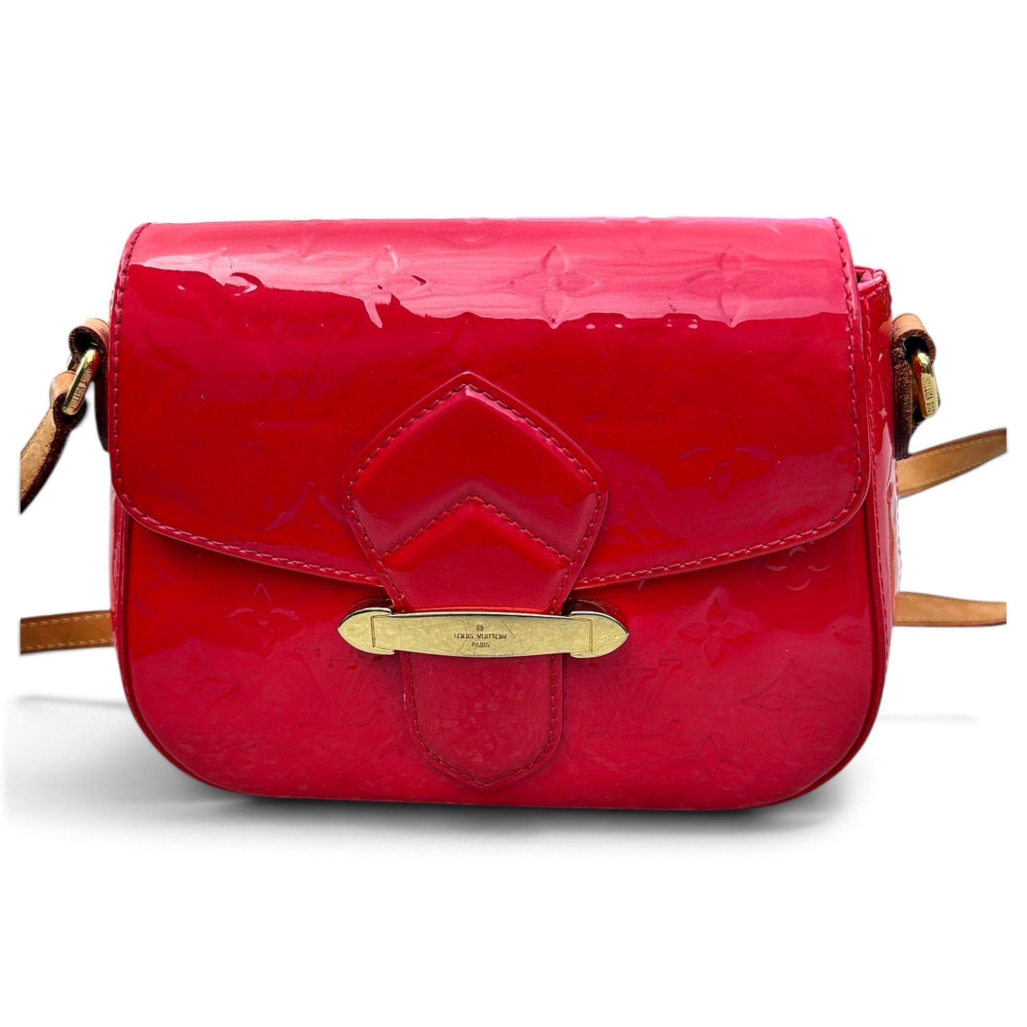 Spring street patent leather handbag