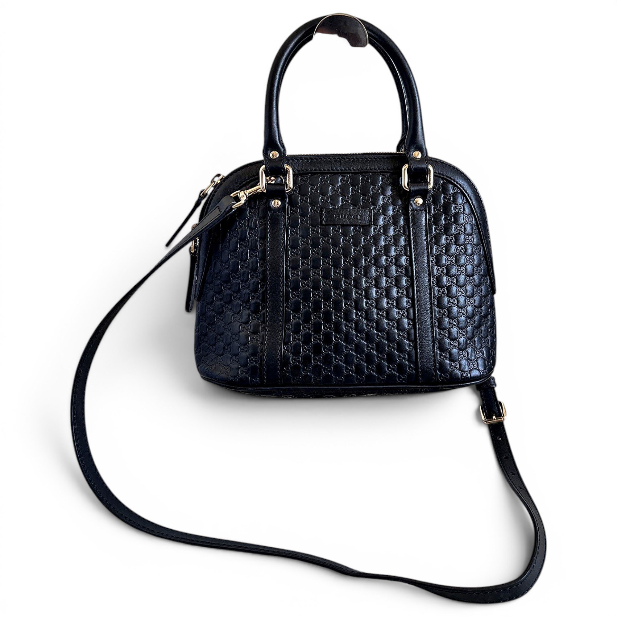 Dôme leather tote