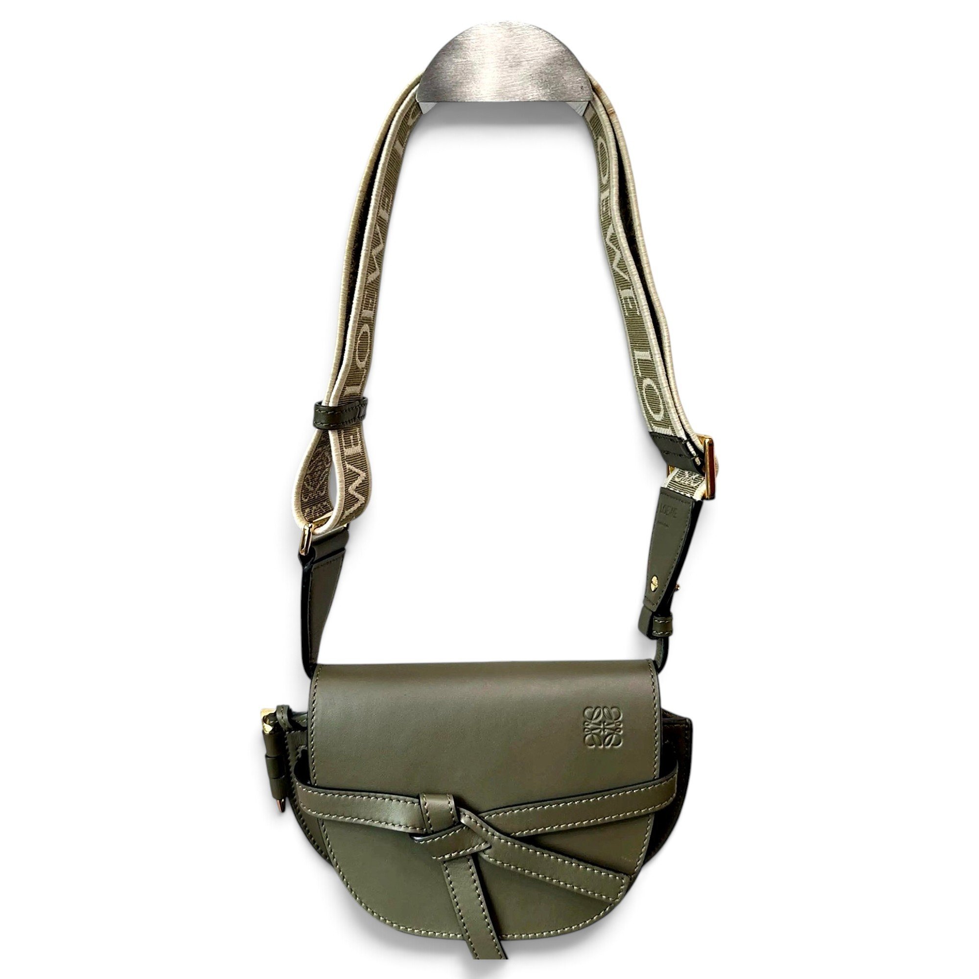 Gate leather crossbody bag