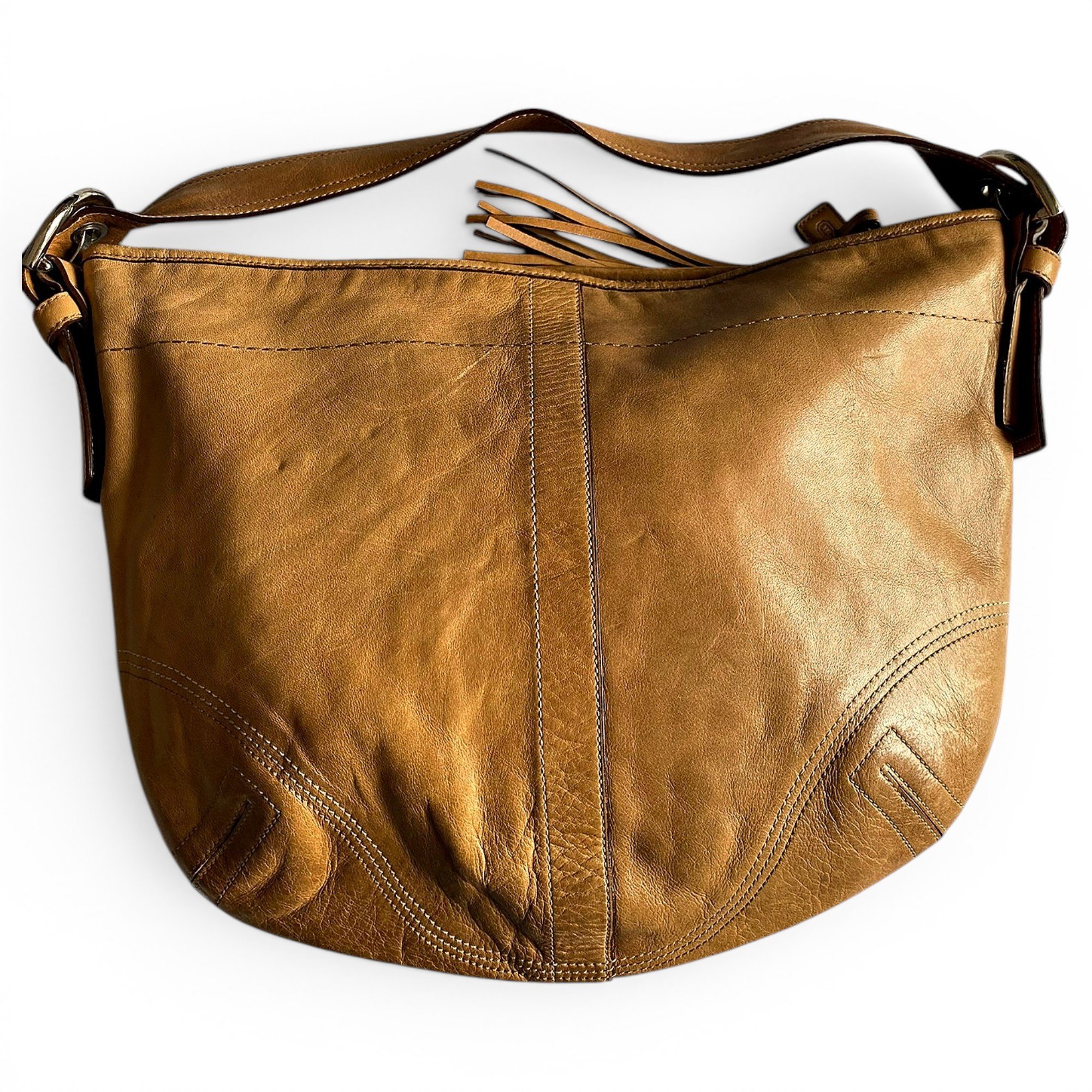 Signature Sufflette leather handbag