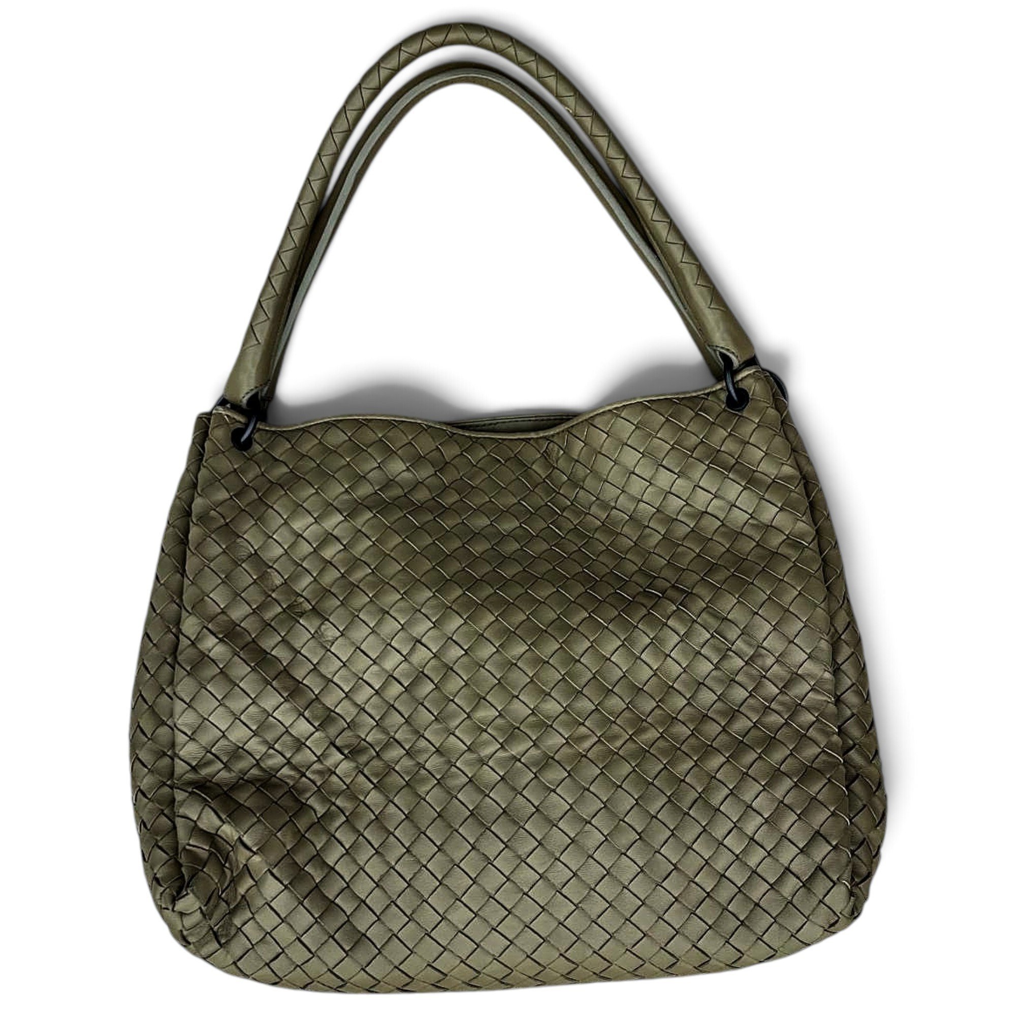 Parachute leather handbag