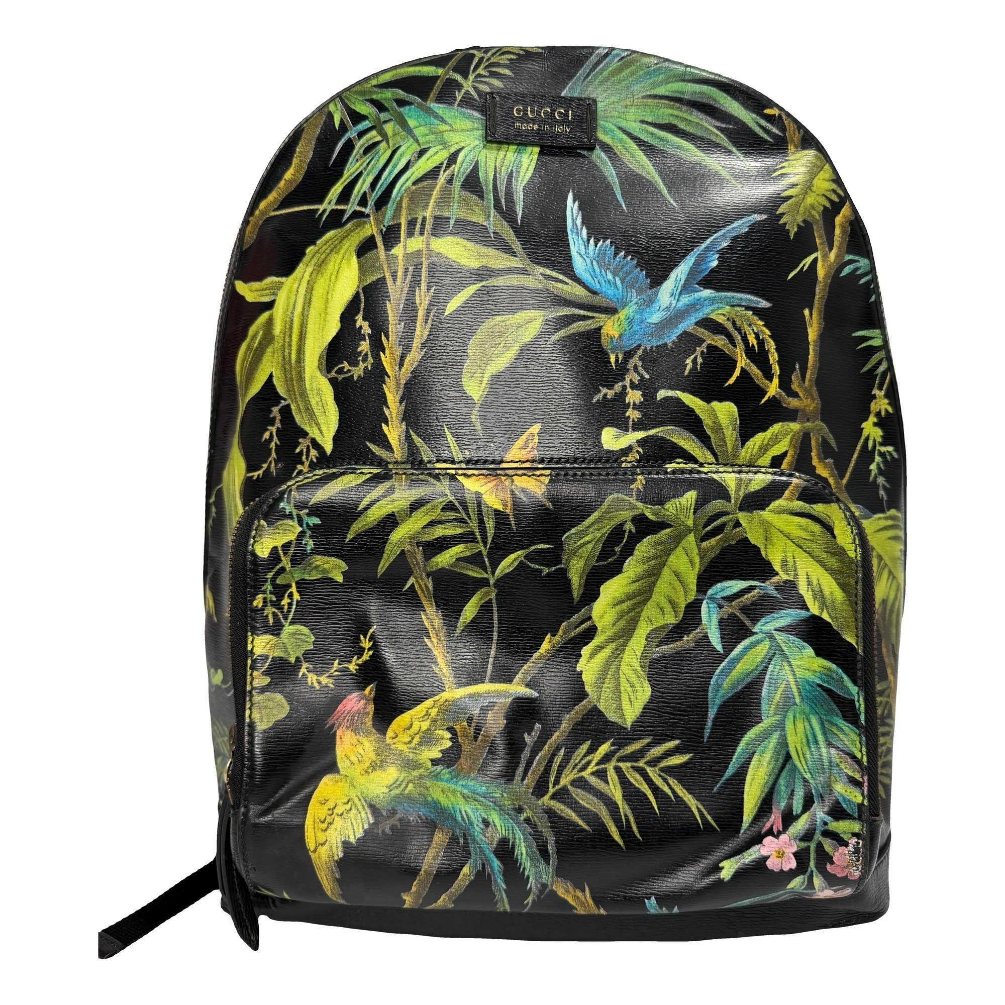 Leather backpack