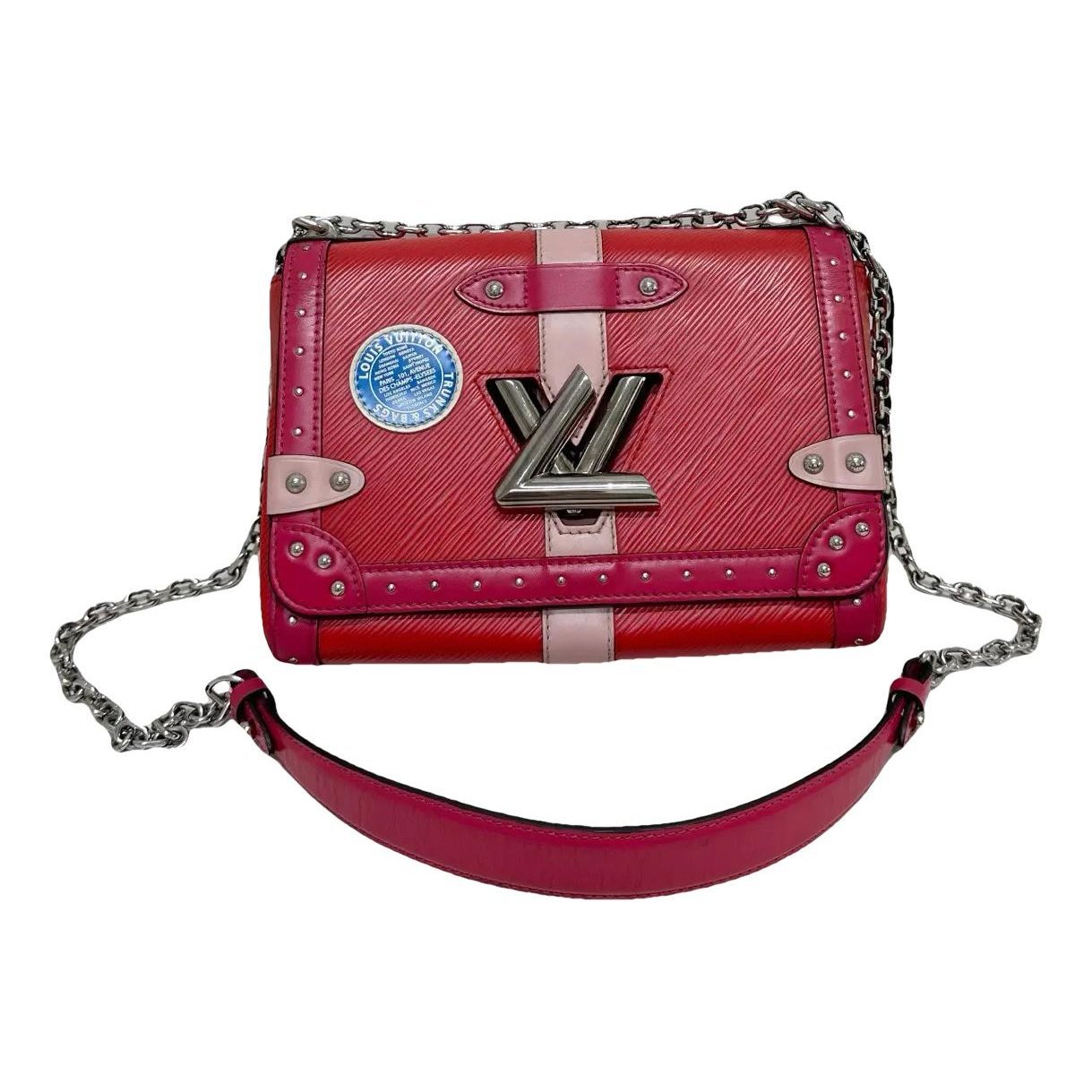 Twist leather crossbody bag